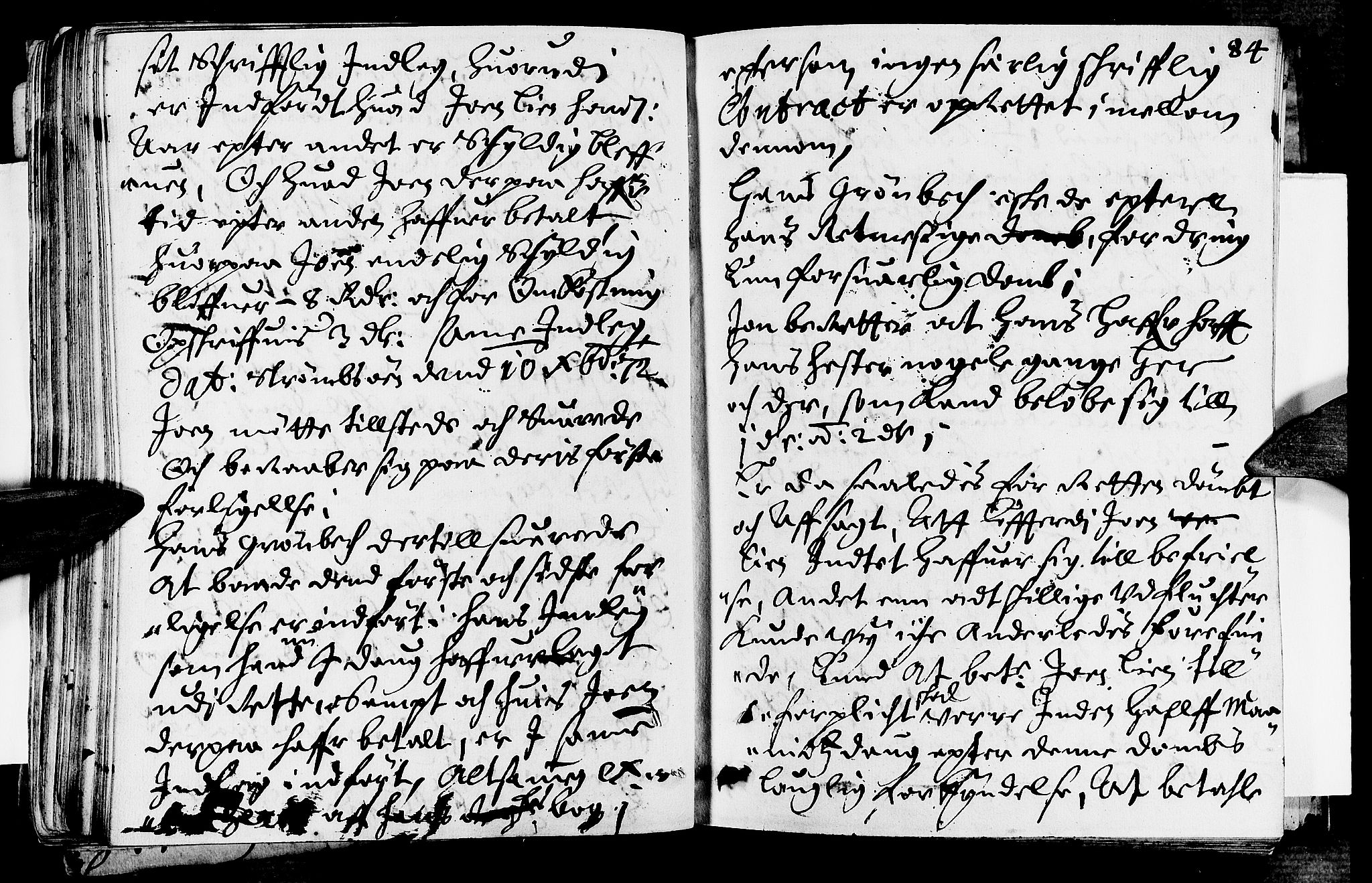 Lier, Røyken og Hurum sorenskriveri, AV/SAKO-A-89/F/Fa/L0013: Tingbok, 1672, p. 84