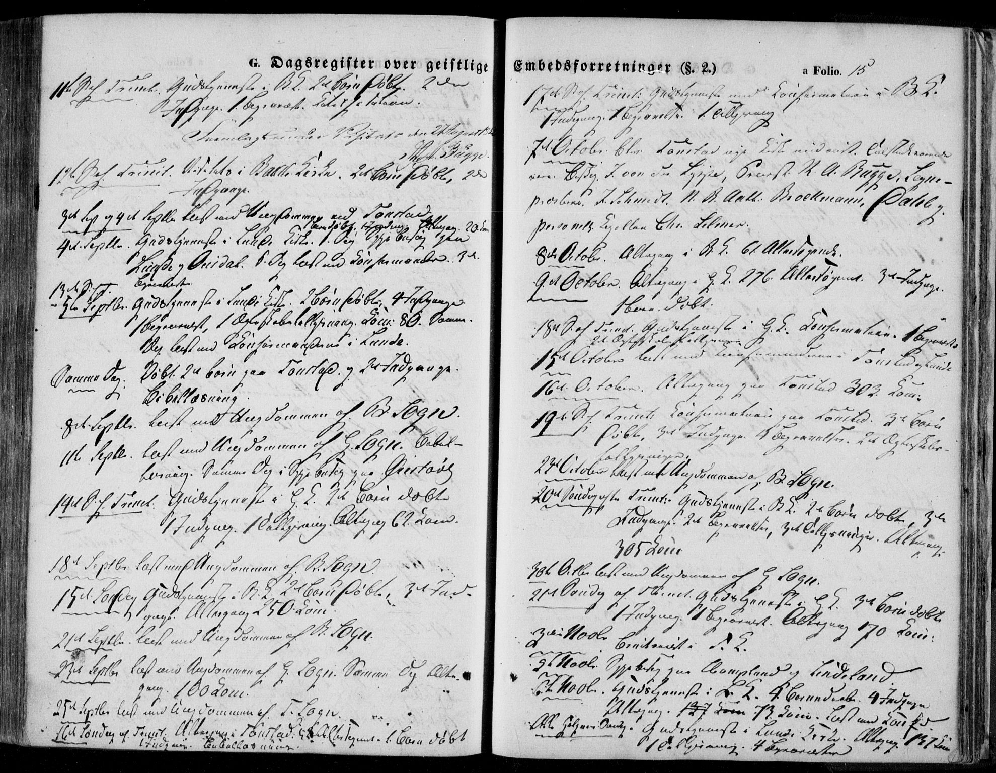 Bakke sokneprestkontor, AV/SAK-1111-0002/F/Fa/Faa/L0005: Parish register (official) no. A 5, 1847-1855, p. 15