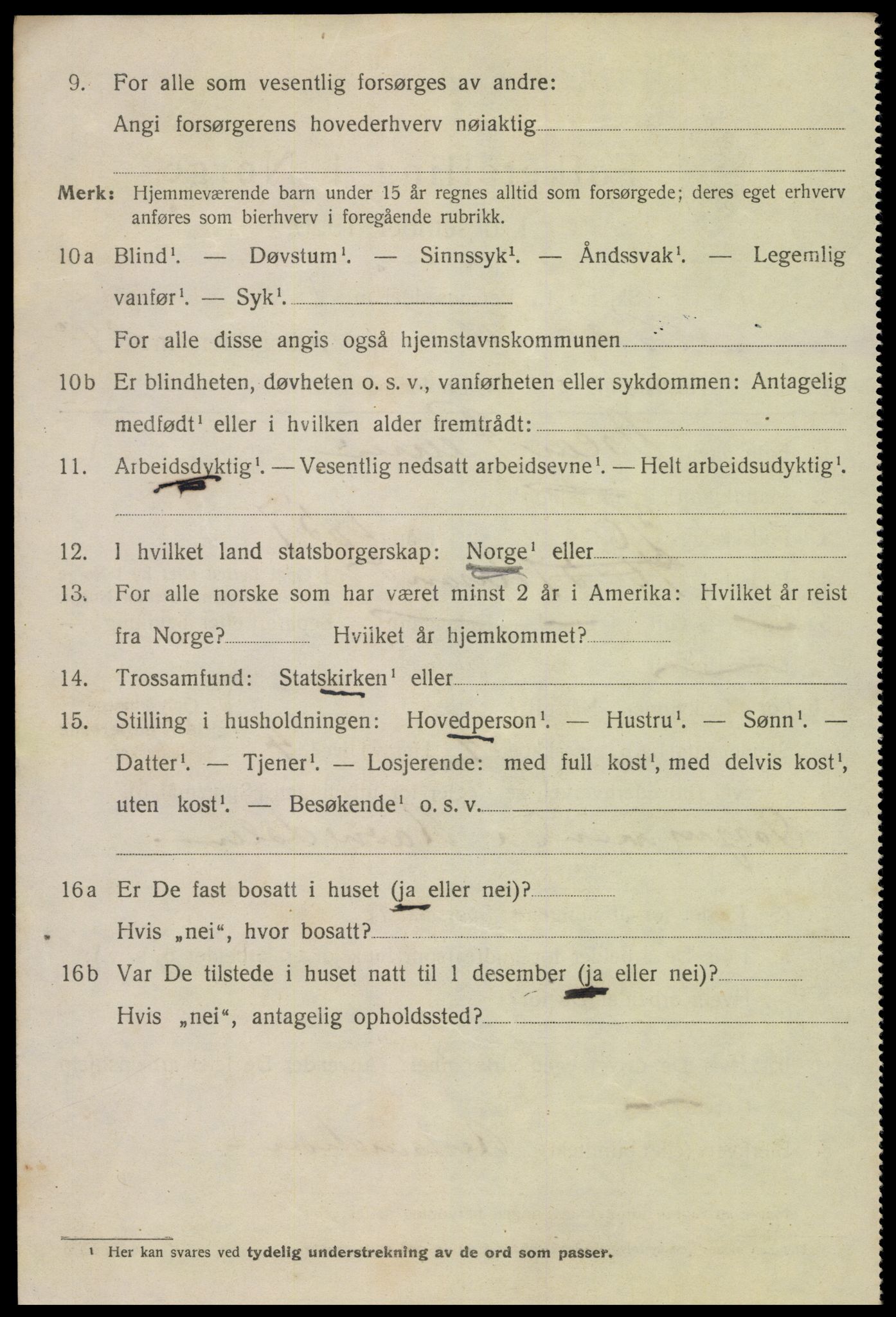 SAK, 1920 census for Kristiansand, 1920, p. 43630