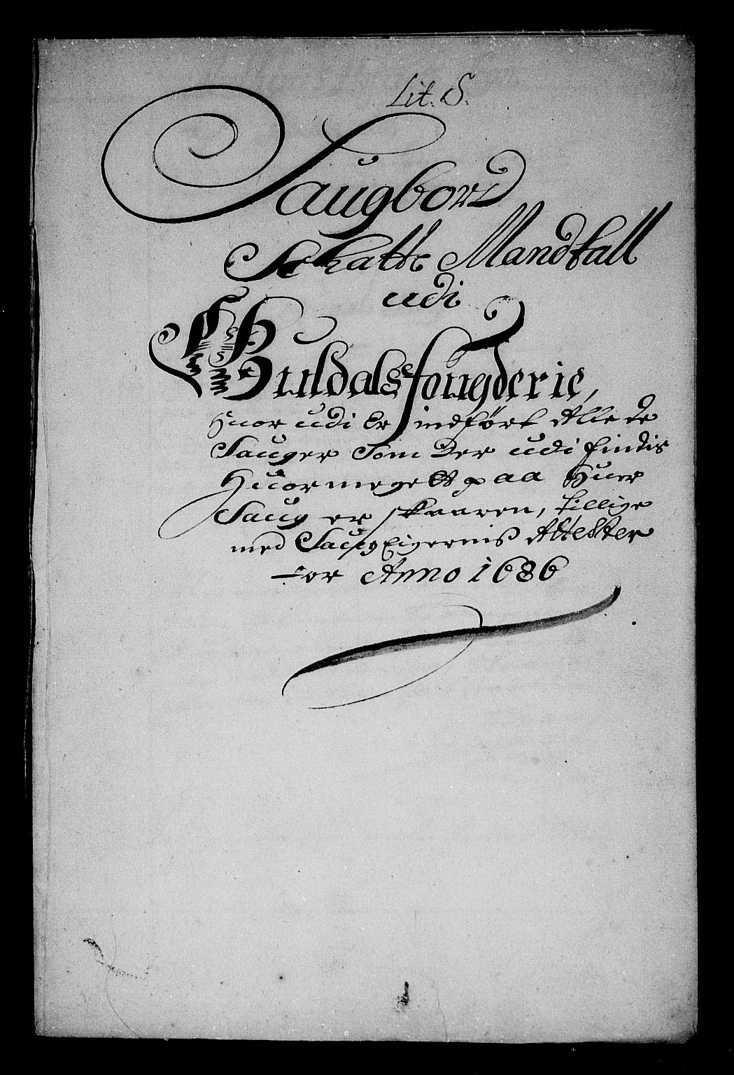 Rentekammeret inntil 1814, Reviderte regnskaper, Stiftamtstueregnskaper, Trondheim stiftamt og Nordland amt, RA/EA-6044/R/Rg/L0083: Trondheim stiftamt og Nordland amt, 1686