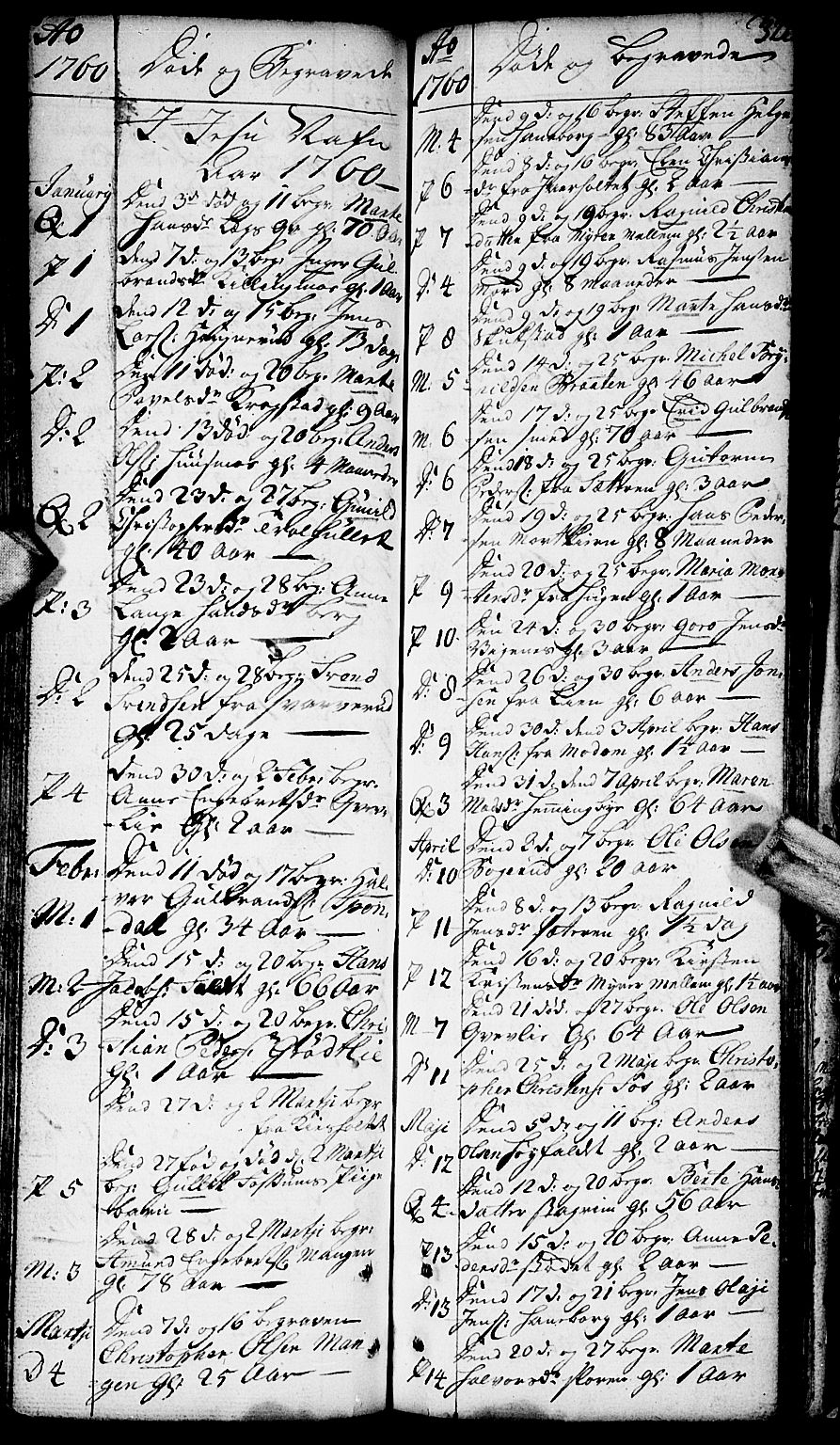 Aurskog prestekontor Kirkebøker, AV/SAO-A-10304a/F/Fa/L0002: Parish register (official) no. I 2, 1735-1766, p. 322