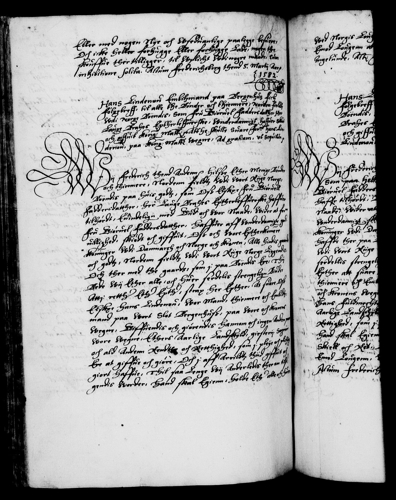 Danske Kanselli 1572-1799, RA/EA-3023/F/Fc/Fca/Fcaa/L0001: Norske registre (mikrofilm), 1572-1588, p. 353b