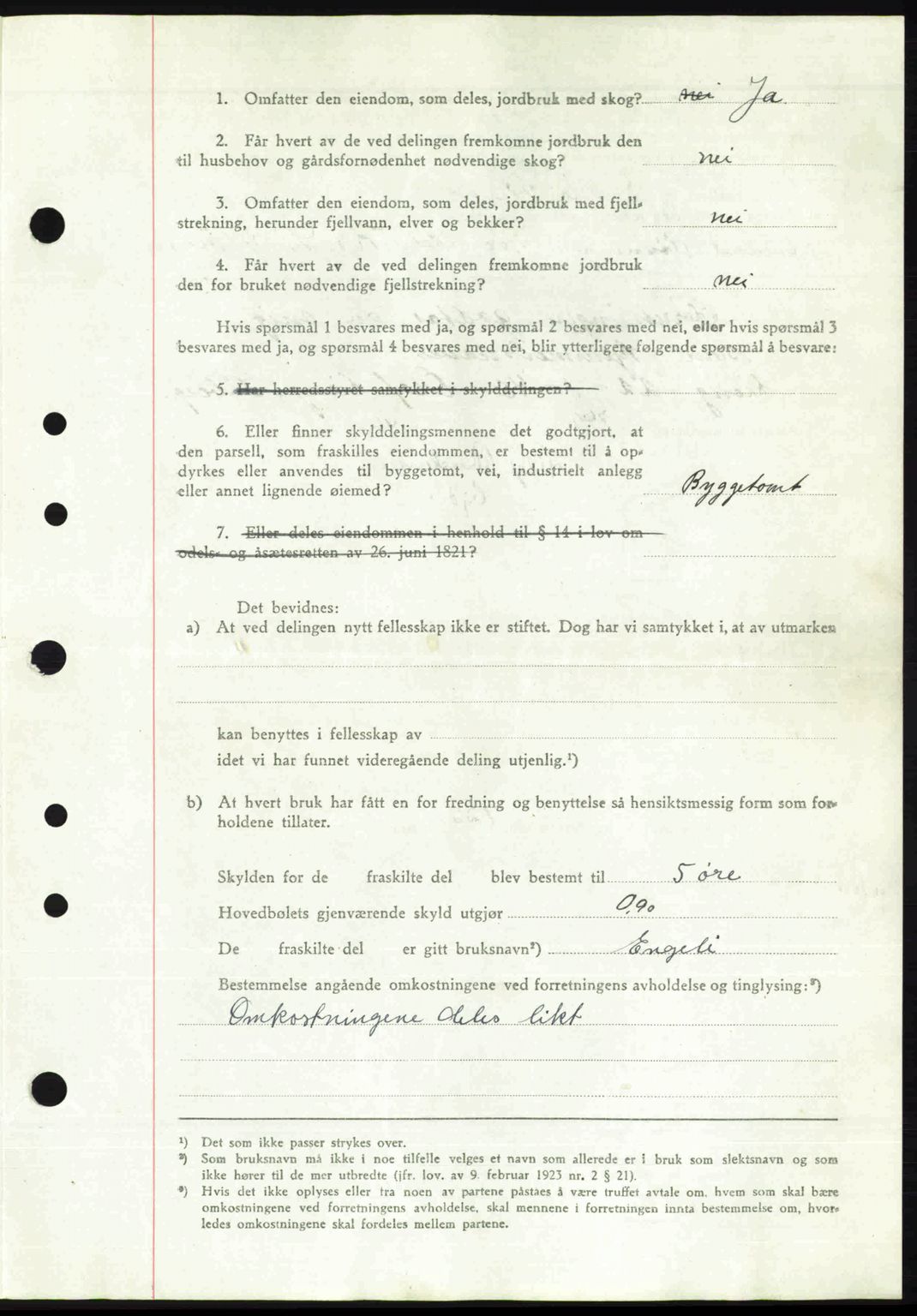 Sør-Gudbrandsdal tingrett, SAH/TING-004/H/Hb/Hbd/L0015: Mortgage book no. A15, 1945-1946, Diary no: : 90/1946