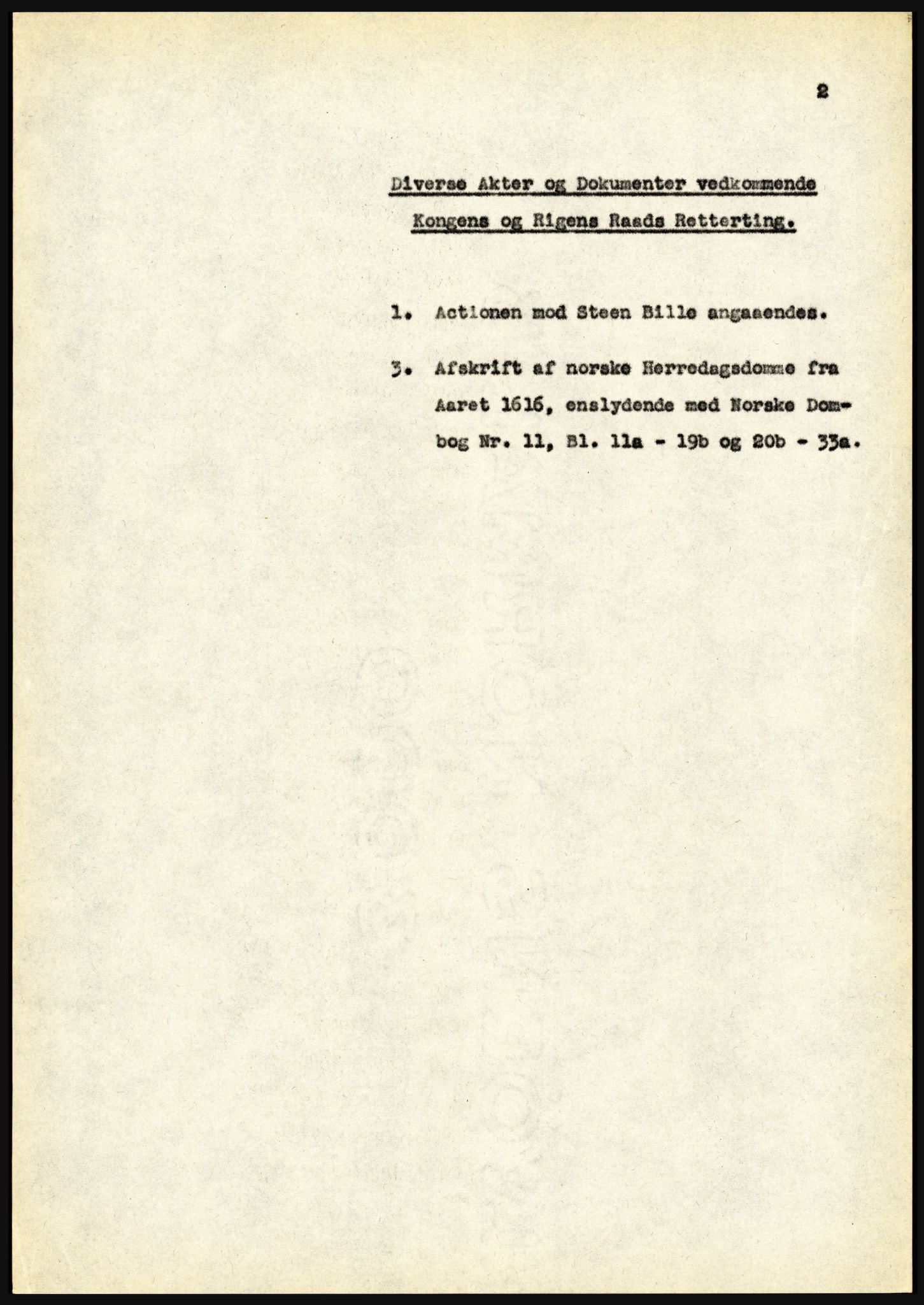 Riksarkivet, Seksjon for eldre arkiv og spesialsamlinger, AV/RA-EA-6797/H/Ha, 1953, p. 2