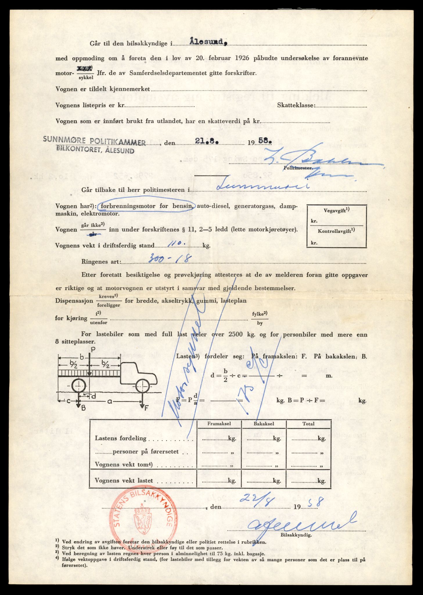 Møre og Romsdal vegkontor - Ålesund trafikkstasjon, AV/SAT-A-4099/F/Fe/L0031: Registreringskort for kjøretøy T 11800 - T 11996, 1927-1998, p. 460