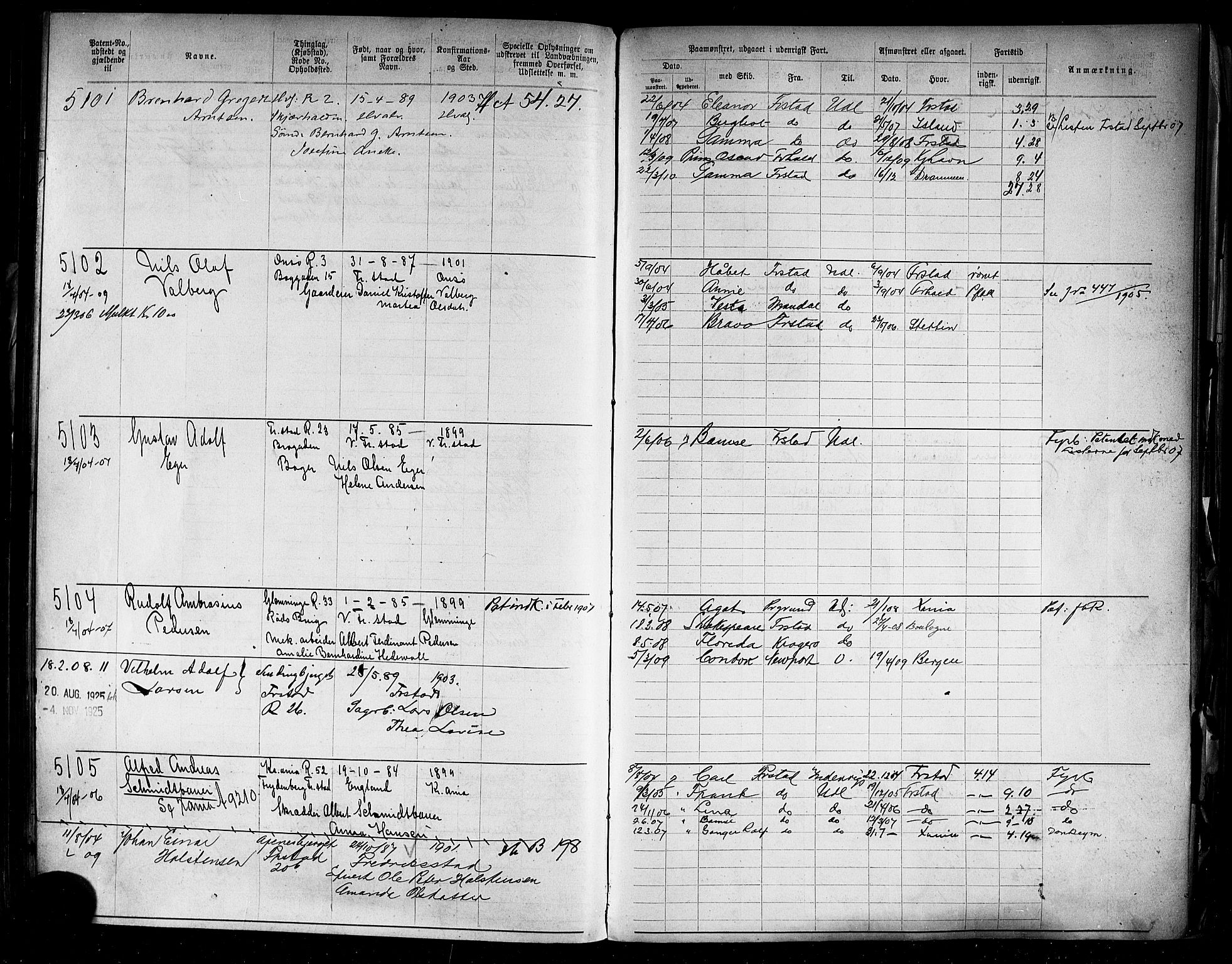 Fredrikstad mønstringskontor, SAO/A-10569b/F/Fc/Fca/L0008: Annotasjonsrulle, 1898-1916, p. 233