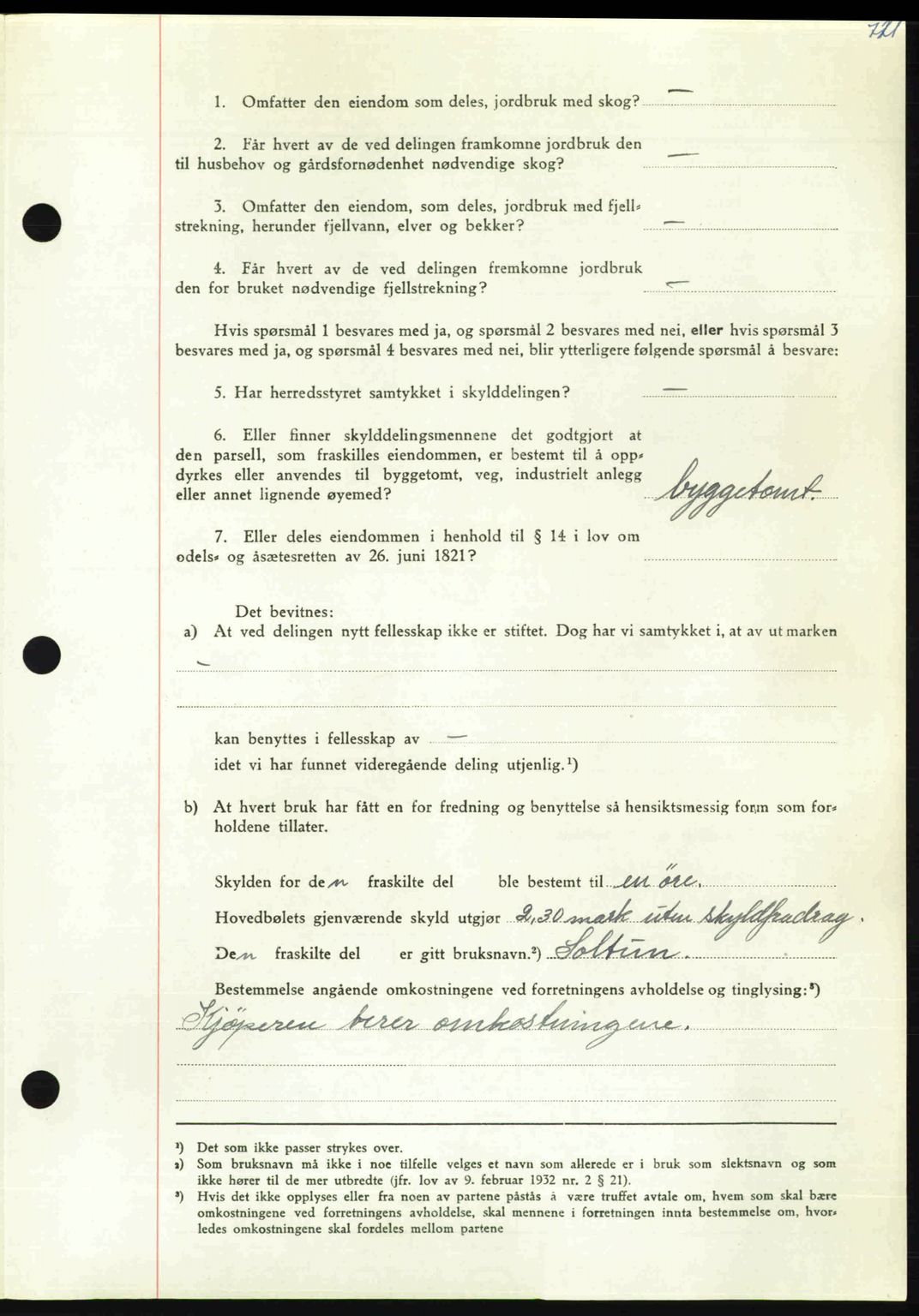 Nordmøre sorenskriveri, AV/SAT-A-4132/1/2/2Ca: Mortgage book no. A110, 1948-1949, Diary no: : 408/1949