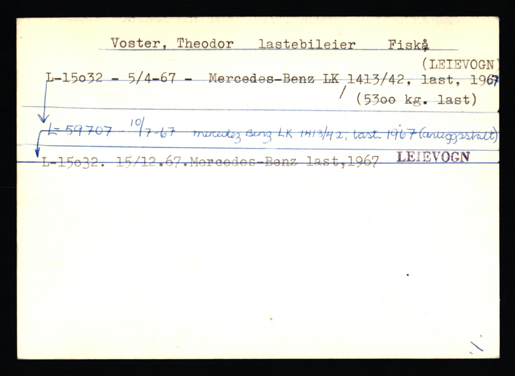 Stavanger trafikkstasjon, SAST/A-101942/0/H/L0043: Viste - Øksendal, 1930-1971, p. 832