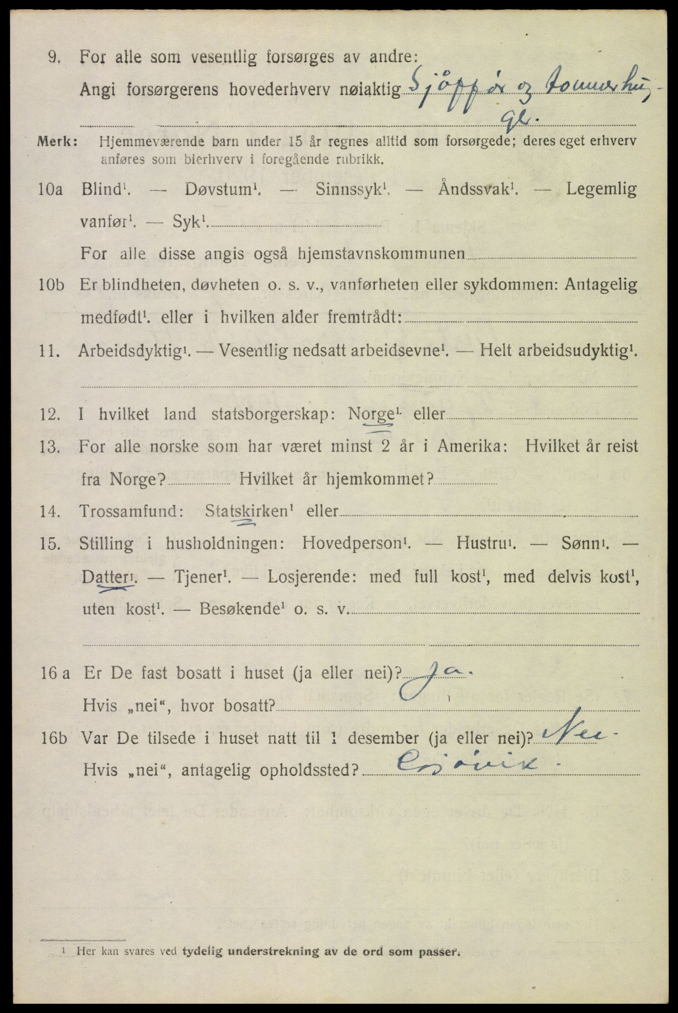 SAH, 1920 census for Nes (Hedmark), 1920, p. 7779