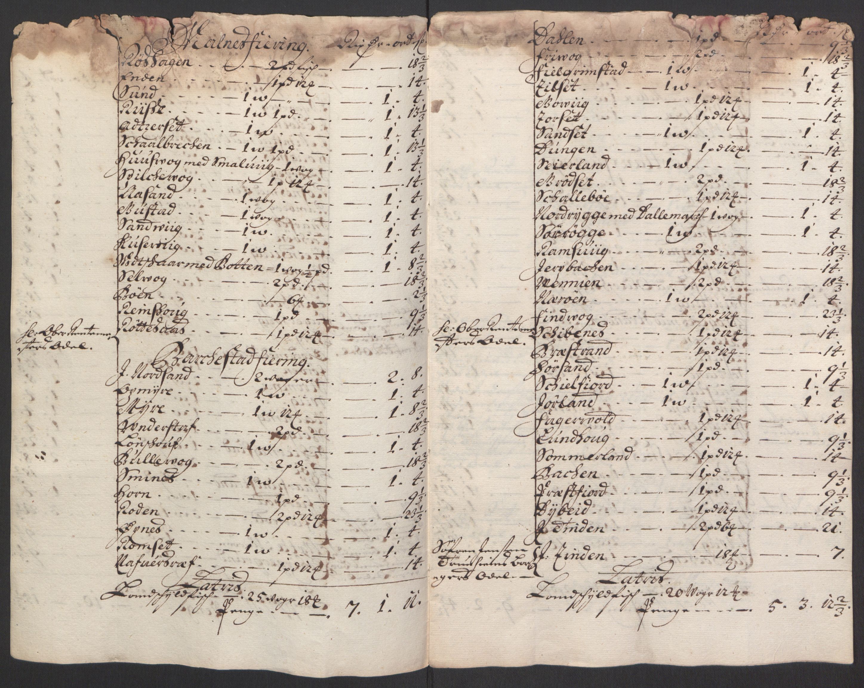 Rentekammeret inntil 1814, Reviderte regnskaper, Fogderegnskap, AV/RA-EA-4092/R67/L4676: Fogderegnskap Vesterålen, Andenes og Lofoten, 1691-1693, p. 17