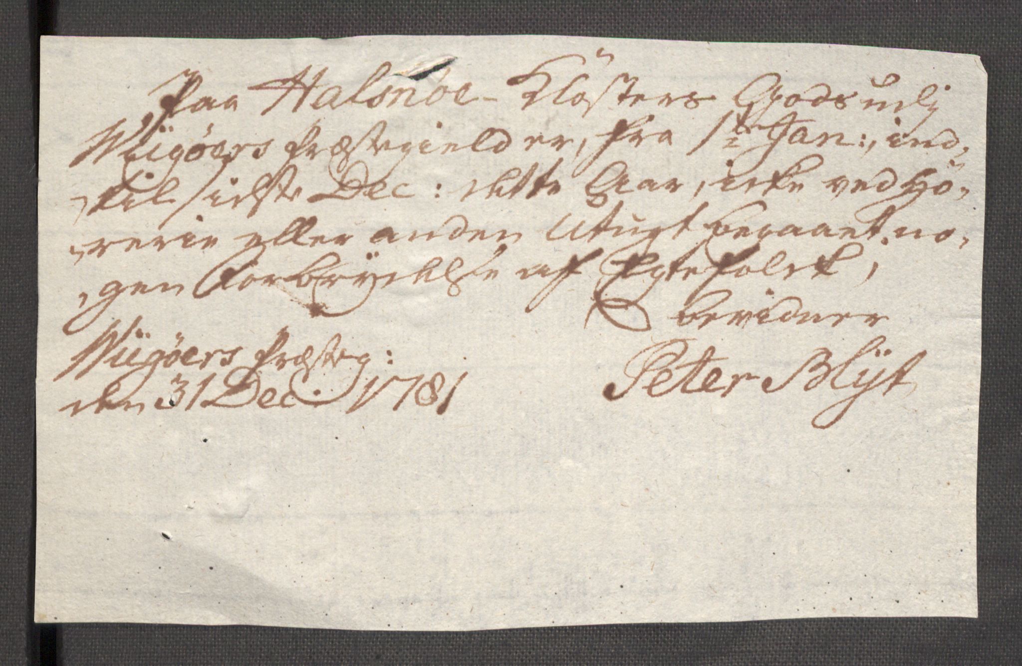 Rentekammeret inntil 1814, Reviderte regnskaper, Fogderegnskap, AV/RA-EA-4092/R48/L3097: Fogderegnskap Sunnhordland og Hardanger, 1781, p. 310