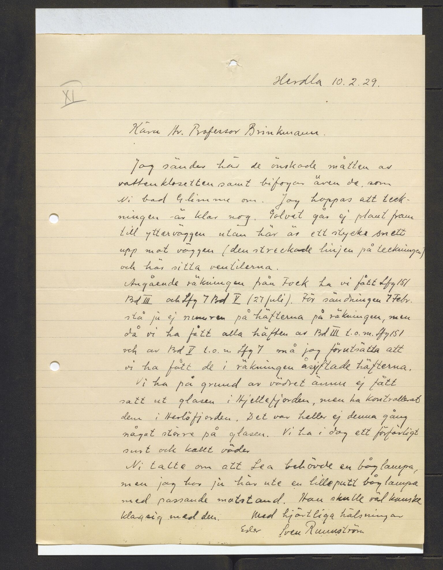 Bergens Museum, AV/SAB-A-17301/13/D/L0002: Korrespondanse , 1928-1940, p. 208
