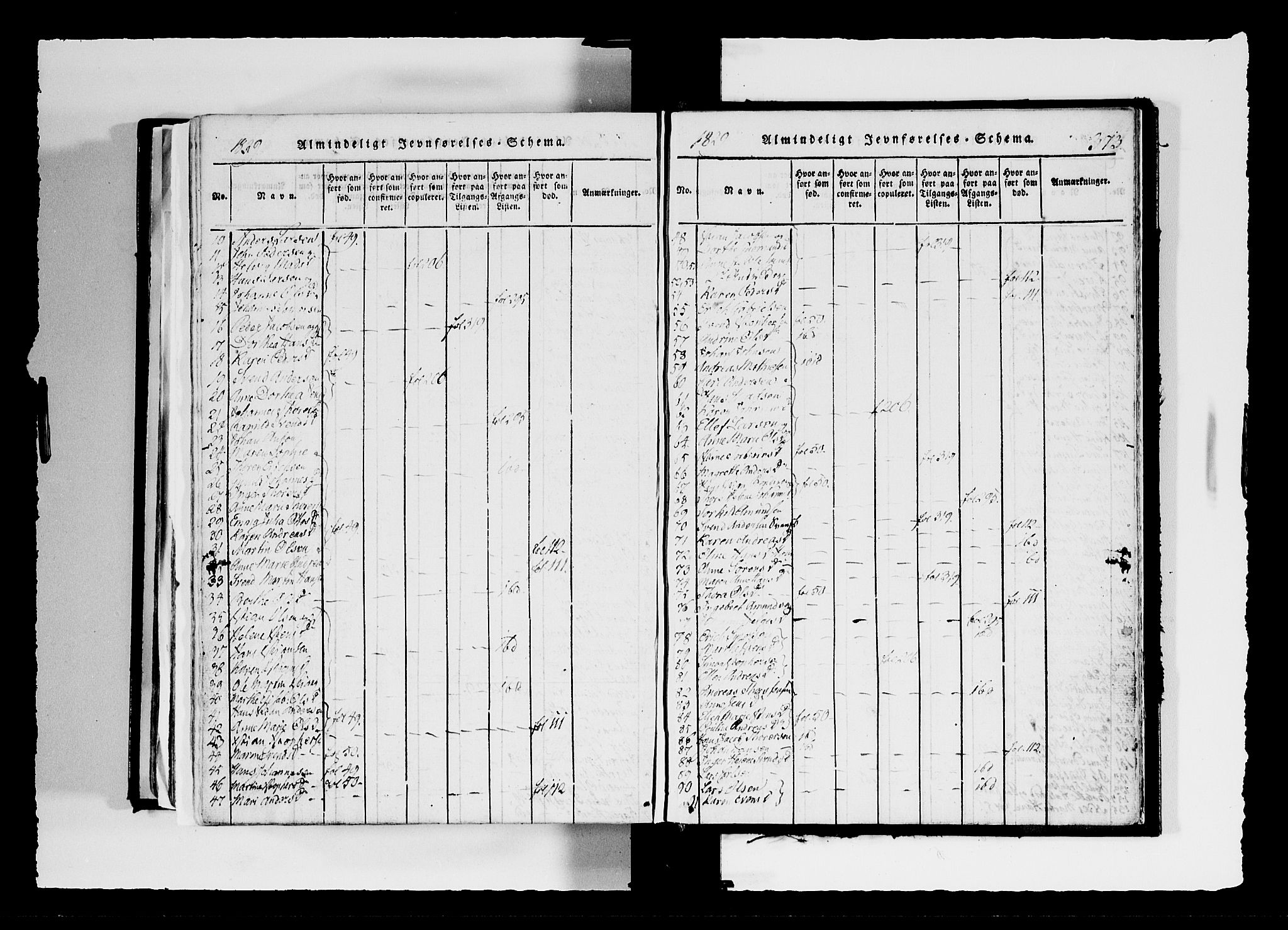 Hobøl prestekontor Kirkebøker, AV/SAO-A-2002/F/Fa/L0002: Parish register (official) no. I 2, 1814-1841, p. 373