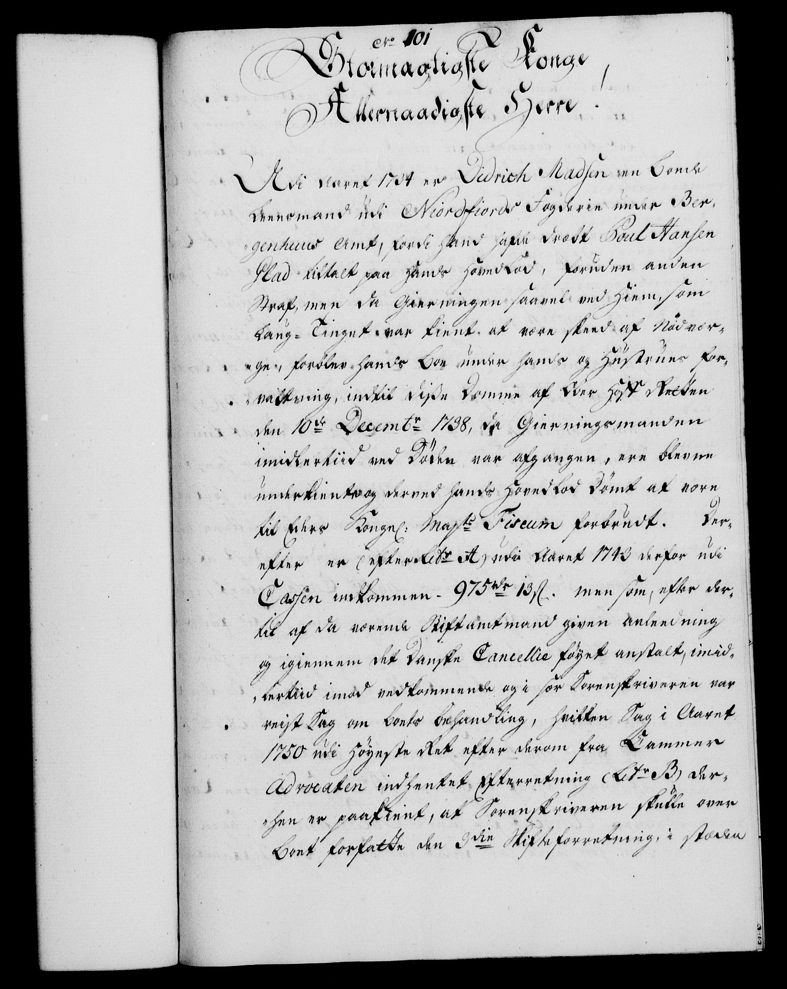 Rentekammeret, Kammerkanselliet, RA/EA-3111/G/Gf/Gfa/L0036: Norsk relasjons- og resolusjonsprotokoll (merket RK 52.36), 1754, p. 577