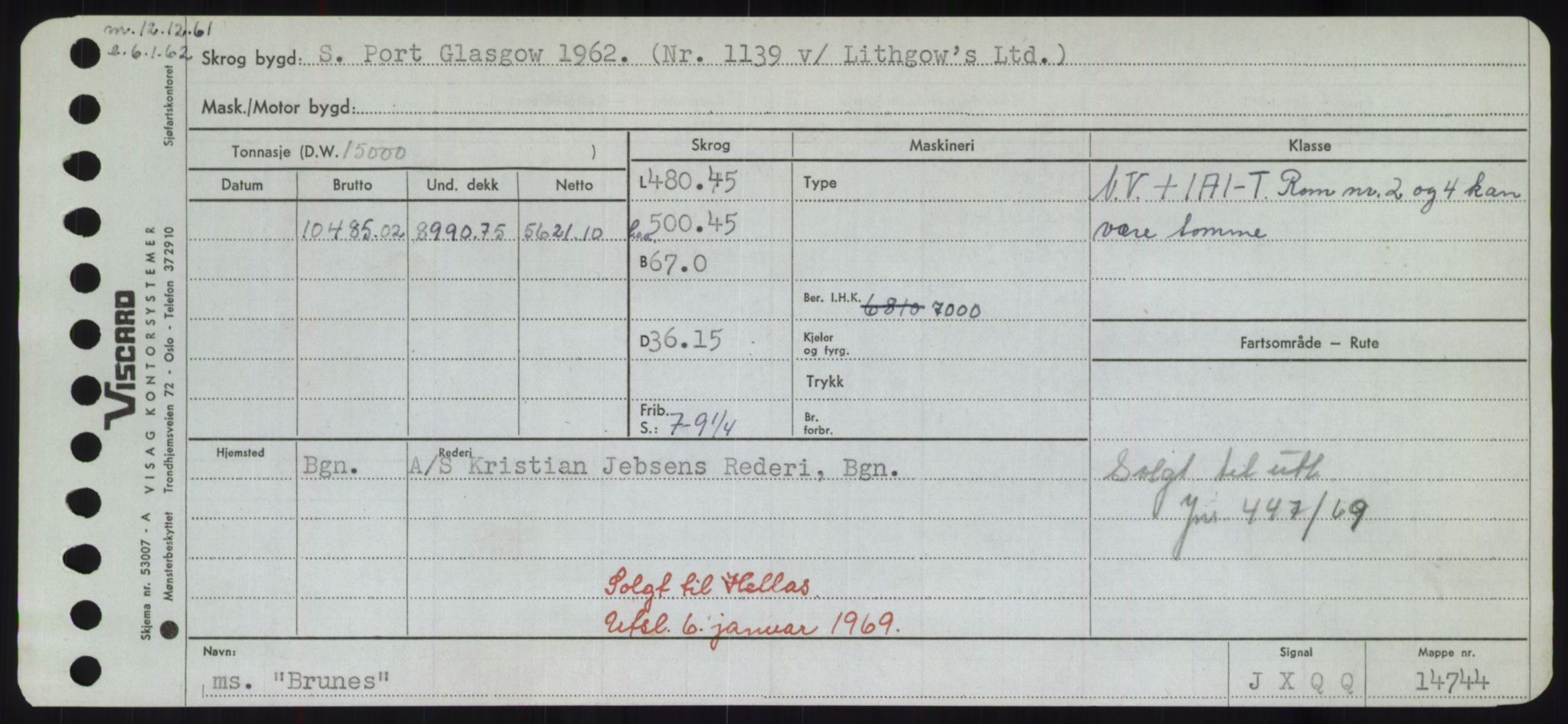 Sjøfartsdirektoratet med forløpere, Skipsmålingen, RA/S-1627/H/Hd/L0005: Fartøy, Br-Byg, p. 393