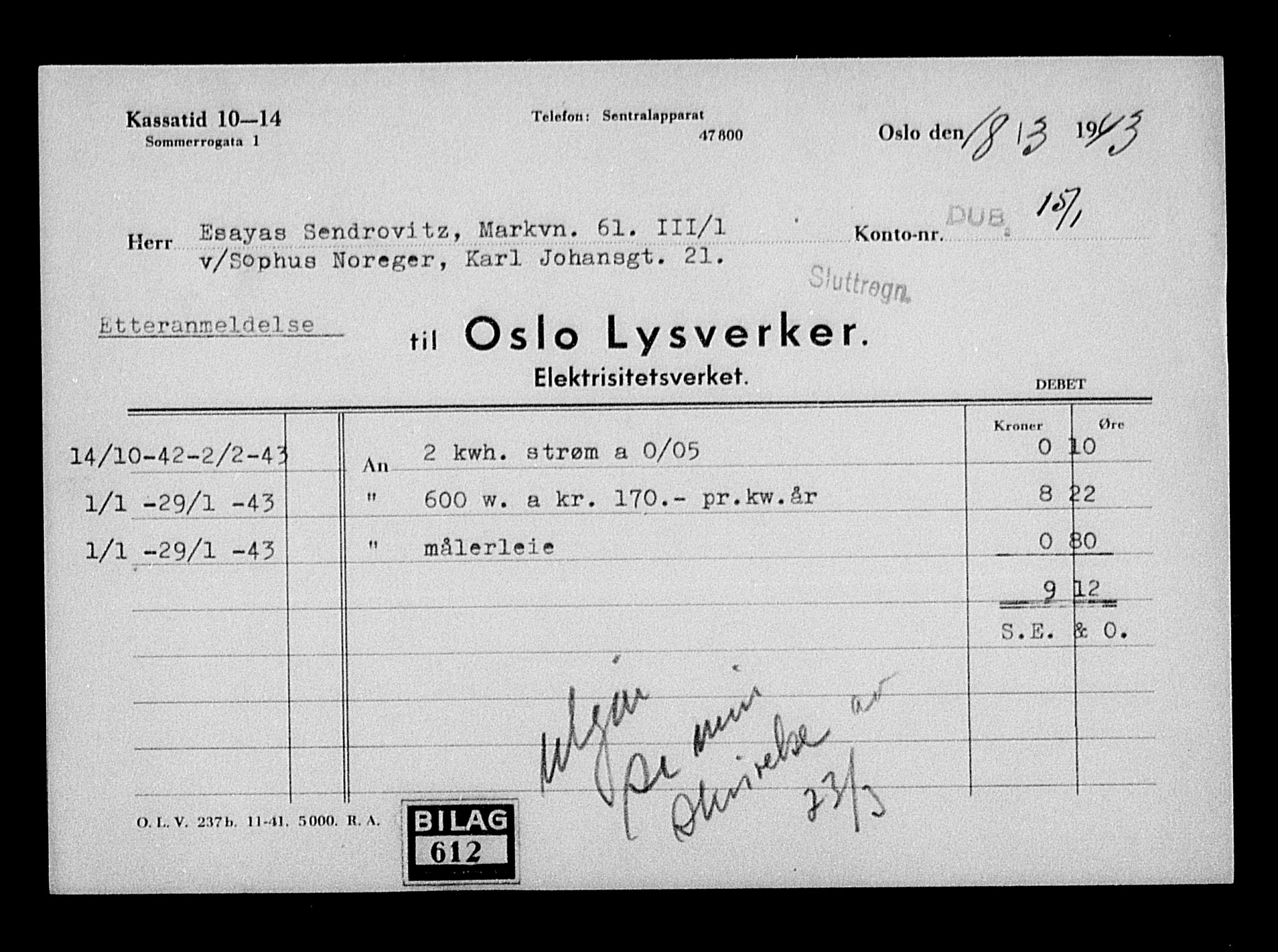 Justisdepartementet, Tilbakeføringskontoret for inndratte formuer, AV/RA-S-1564/H/Hc/Hcc/L0981: --, 1945-1947, p. 353