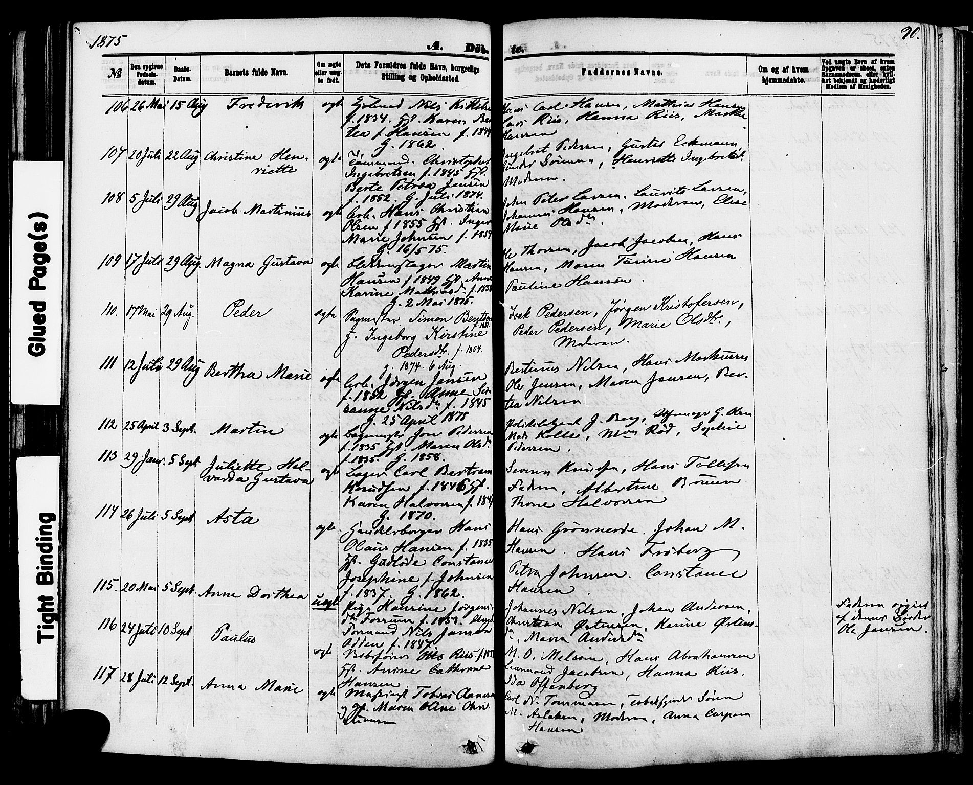 Skien kirkebøker, AV/SAKO-A-302/F/Fa/L0008: Parish register (official) no. 8, 1866-1877, p. 90