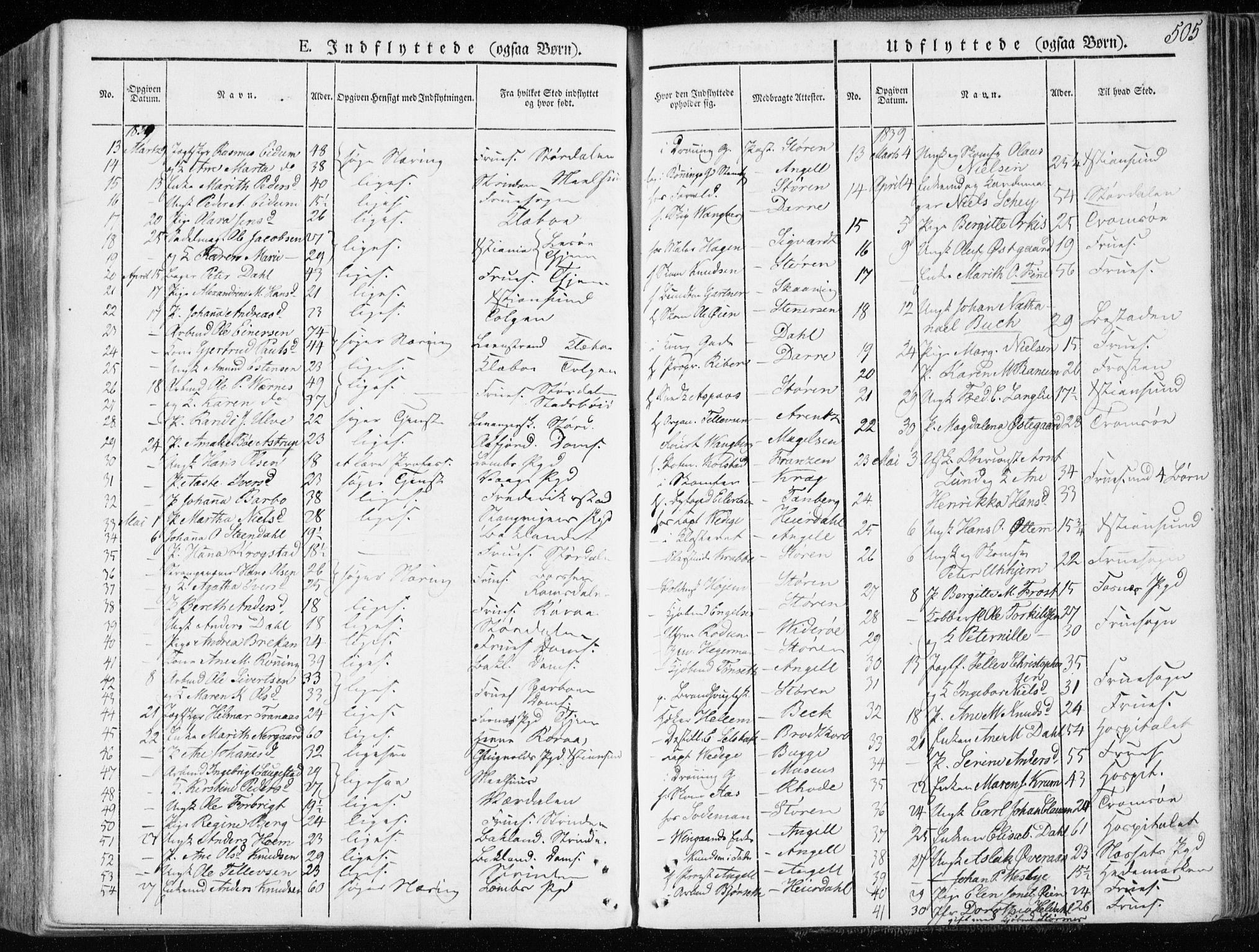 Ministerialprotokoller, klokkerbøker og fødselsregistre - Sør-Trøndelag, SAT/A-1456/601/L0047: Parish register (official) no. 601A15, 1831-1839, p. 505