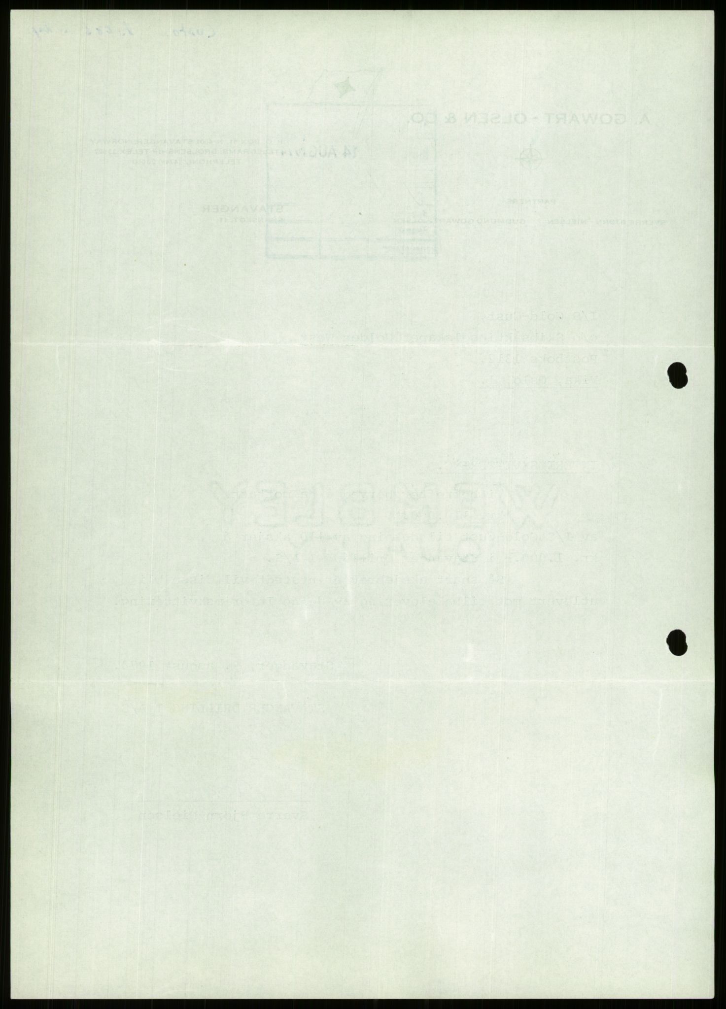 Pa 1503 - Stavanger Drilling AS, AV/SAST-A-101906/D/L0006: Korrespondanse og saksdokumenter, 1974-1984, p. 942