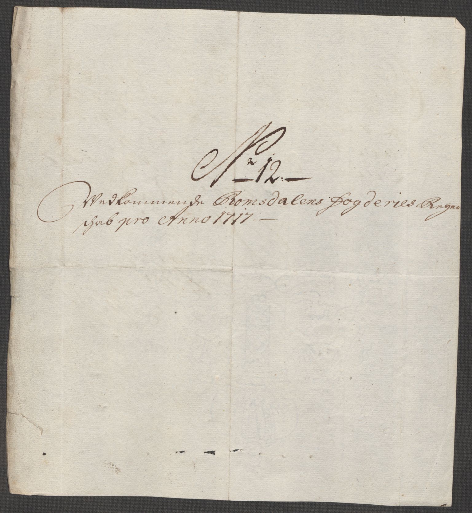 Rentekammeret inntil 1814, Reviderte regnskaper, Fogderegnskap, RA/EA-4092/R55/L3664: Fogderegnskap Romsdal, 1717, p. 126