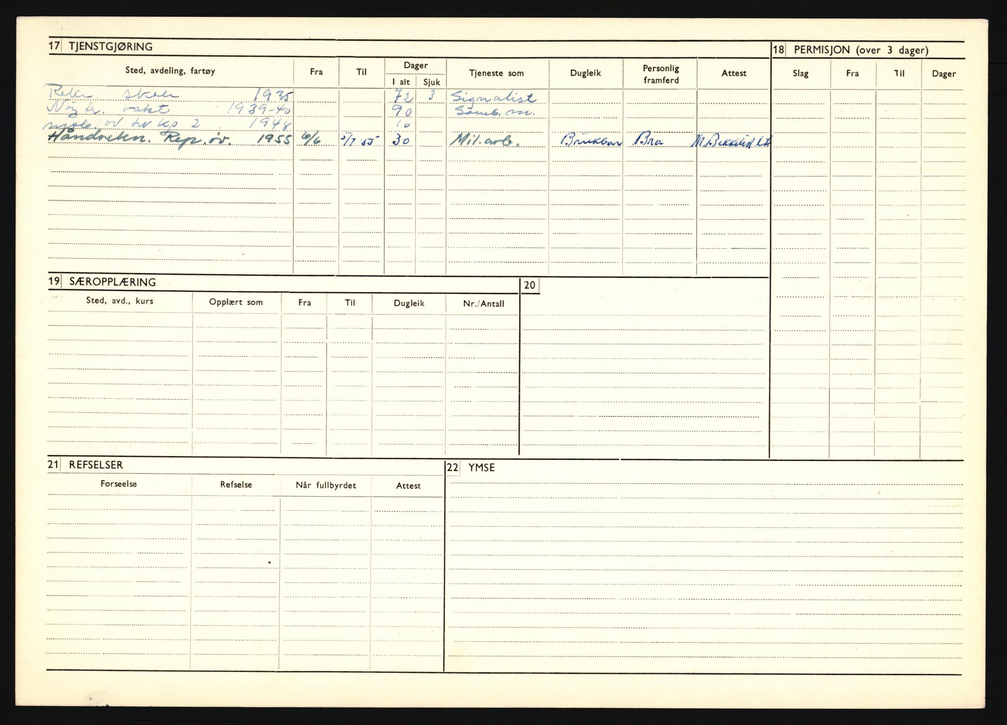 Forsvaret, Troms infanteriregiment nr. 16, AV/RA-RAFA-3146/P/Pa/L0019: Rulleblad for regimentets menige mannskaper, årsklasse 1935, 1935, p. 1234