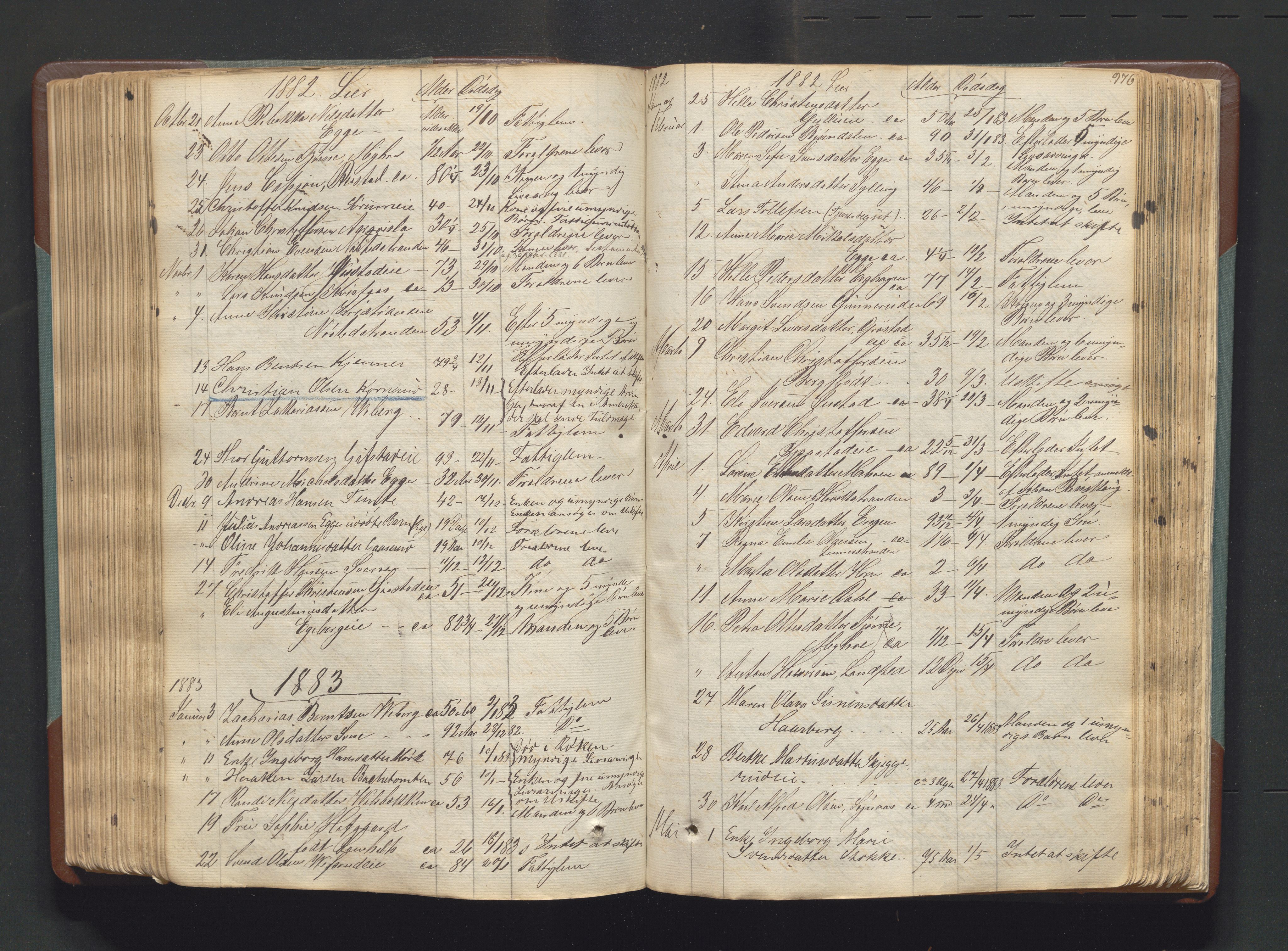 Lier, Røyken og Hurum sorenskriveri, AV/SAKO-A-89/H/He/L0001c: Skifteutlodningsprotokoll, 1836-1886, p. 975b-976a