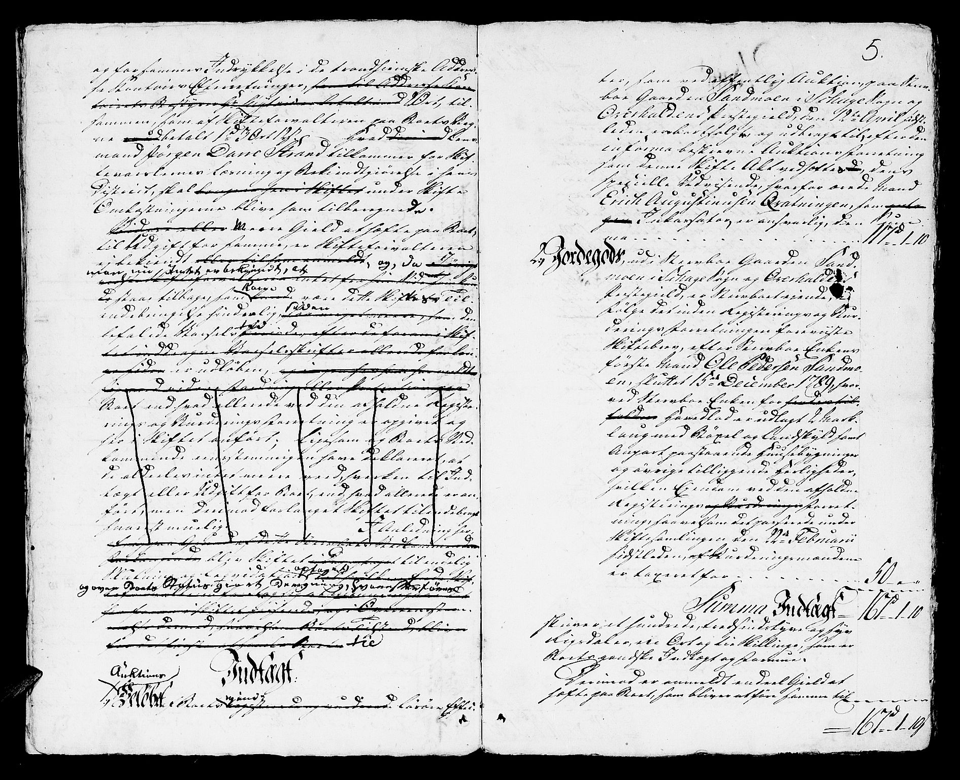 Namdal sorenskriveri, AV/SAT-A-4133/1/3/3A/L0030: Skifteprotokoll nr. 21, 1803, p. 4b-5a