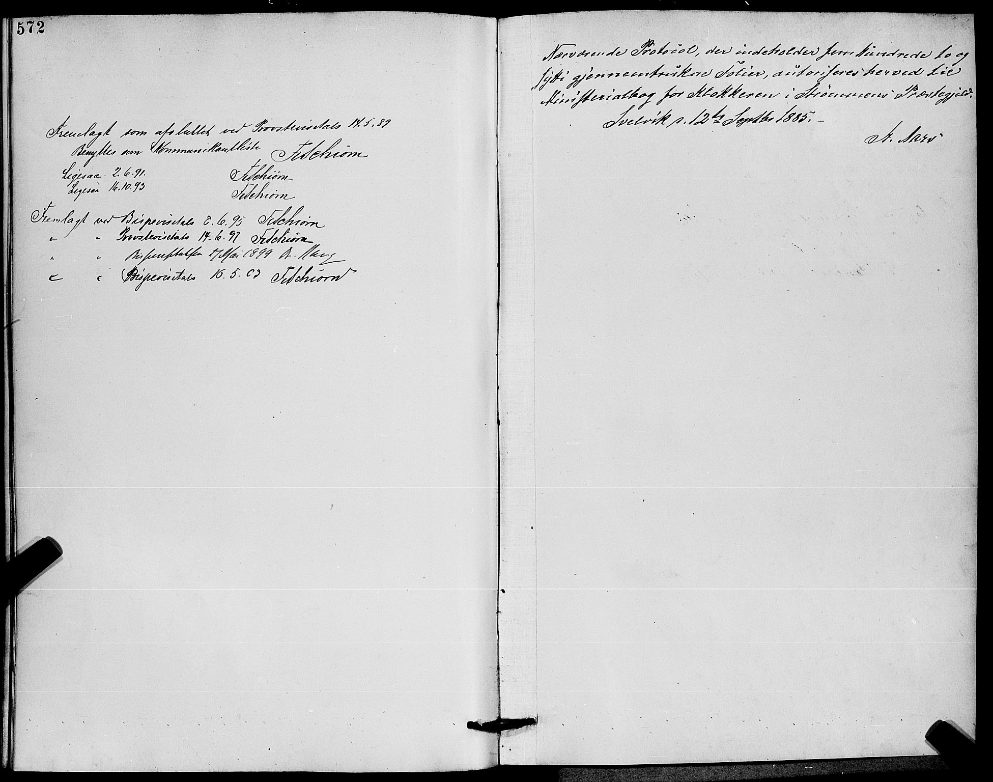 Strømm kirkebøker, SAKO/A-322/G/Ga/L0002: Parish register (copy) no. I 2, 1885-1888, p. 572-573
