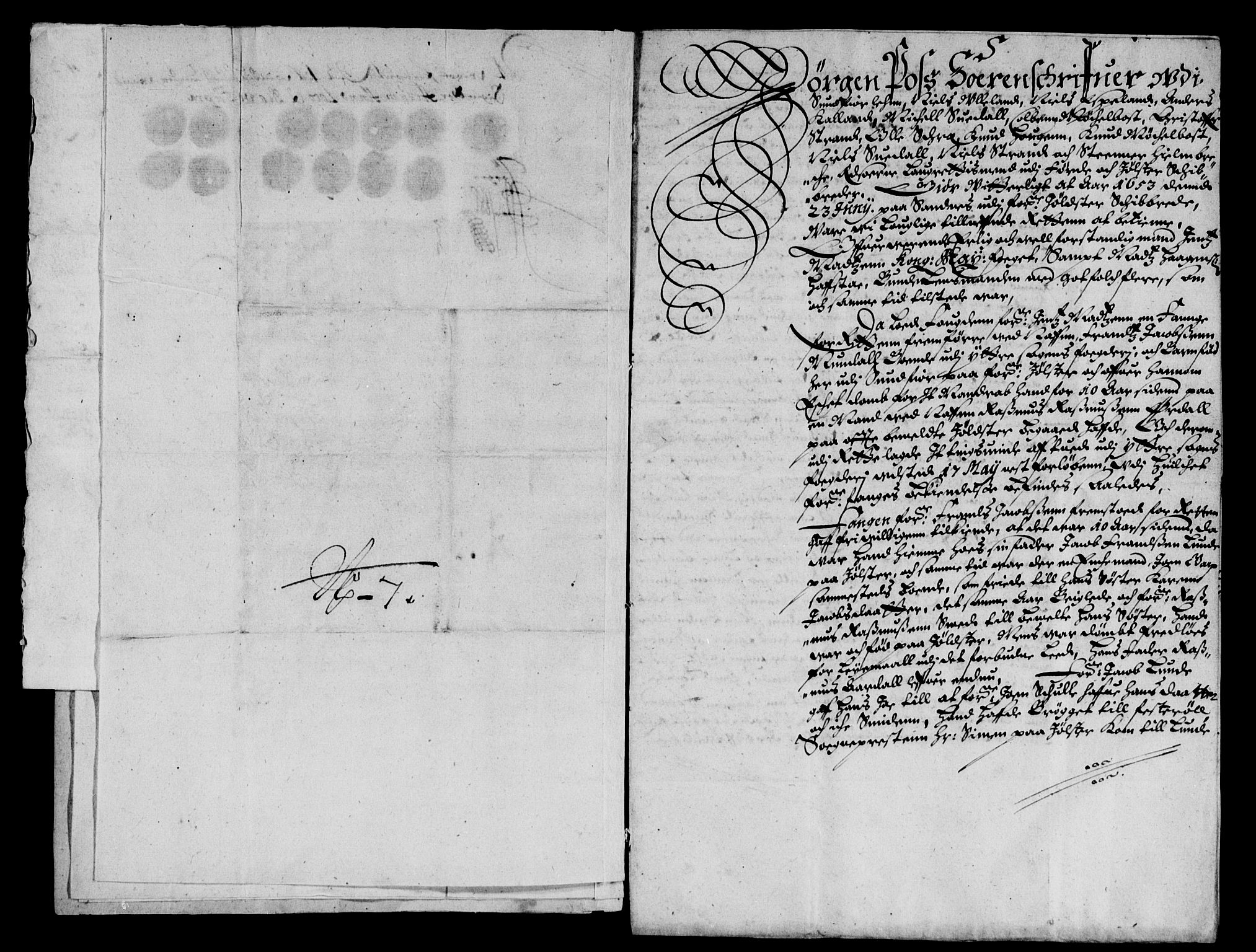 Rentekammeret inntil 1814, Reviderte regnskaper, Lensregnskaper, AV/RA-EA-5023/R/Rb/Rbt/L0124: Bergenhus len, 1652-1654