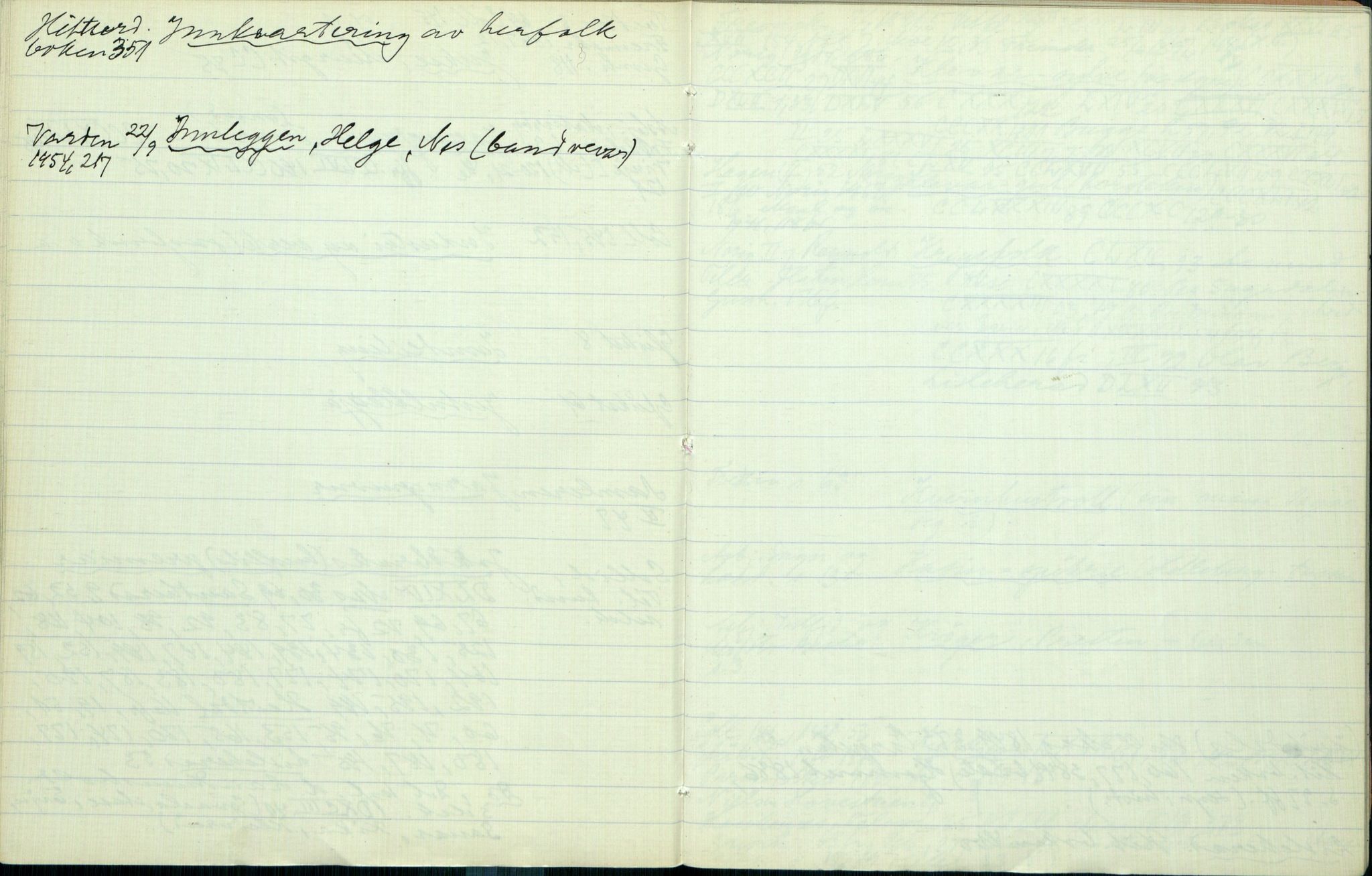 Rikard Berge, TEMU/TGM-A-1003/H/L0008: 8: Katalog yvi Heitdal og Sauland sogo, 1912