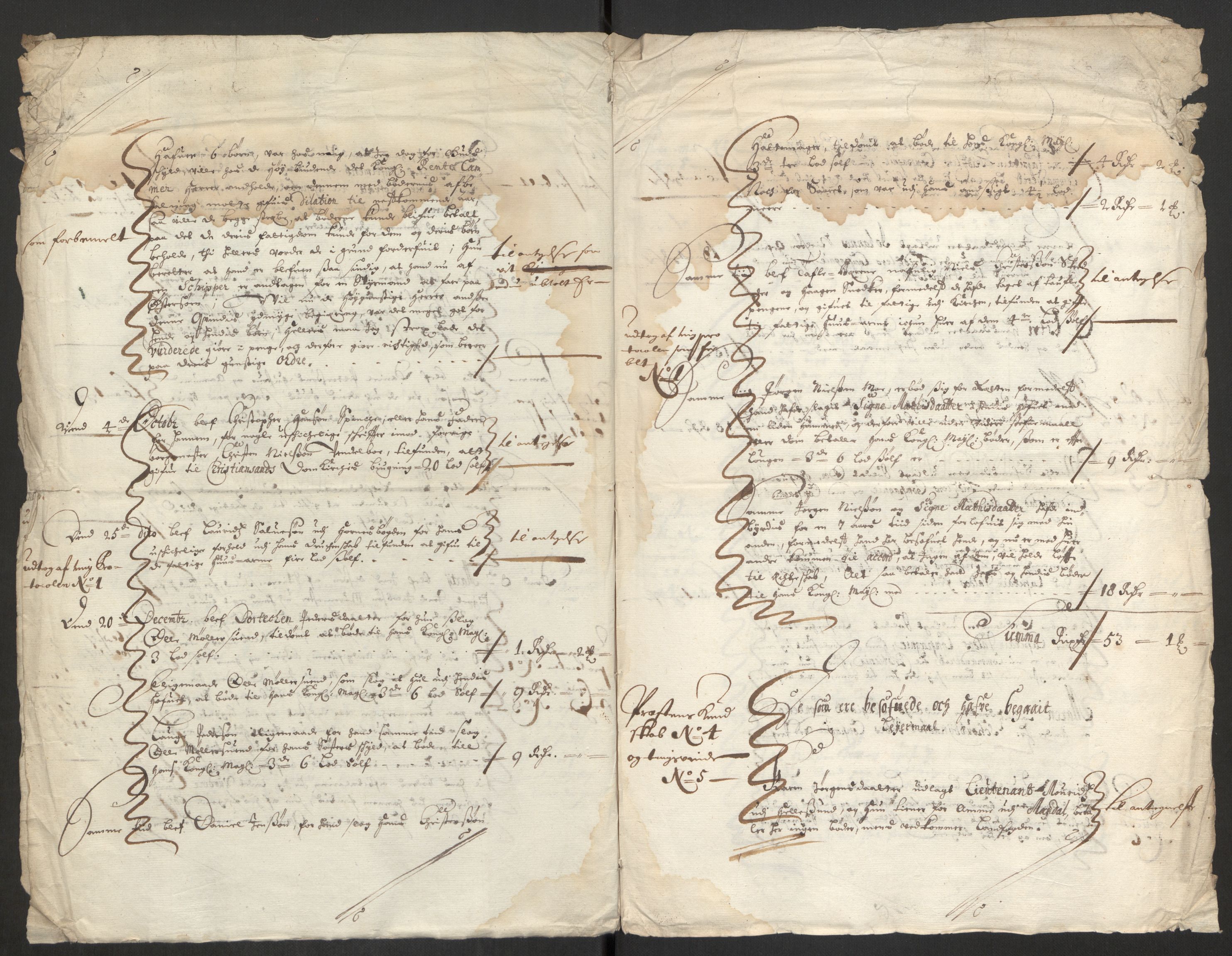 Rentekammeret inntil 1814, Reviderte regnskaper, Byregnskaper, AV/RA-EA-4066/R/Rm/L0285: [M18] Sikt og sakefall, 1681-1718, p. 177