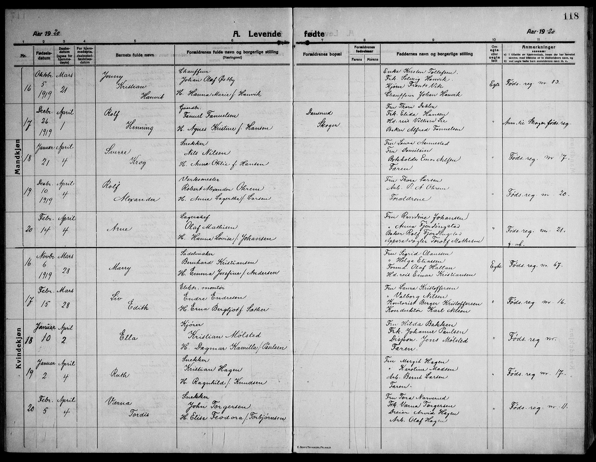 Strømsø kirkebøker, AV/SAKO-A-246/F/Fa/L0029: Parish register (official) no. I 27, 1915-1930, p. 118