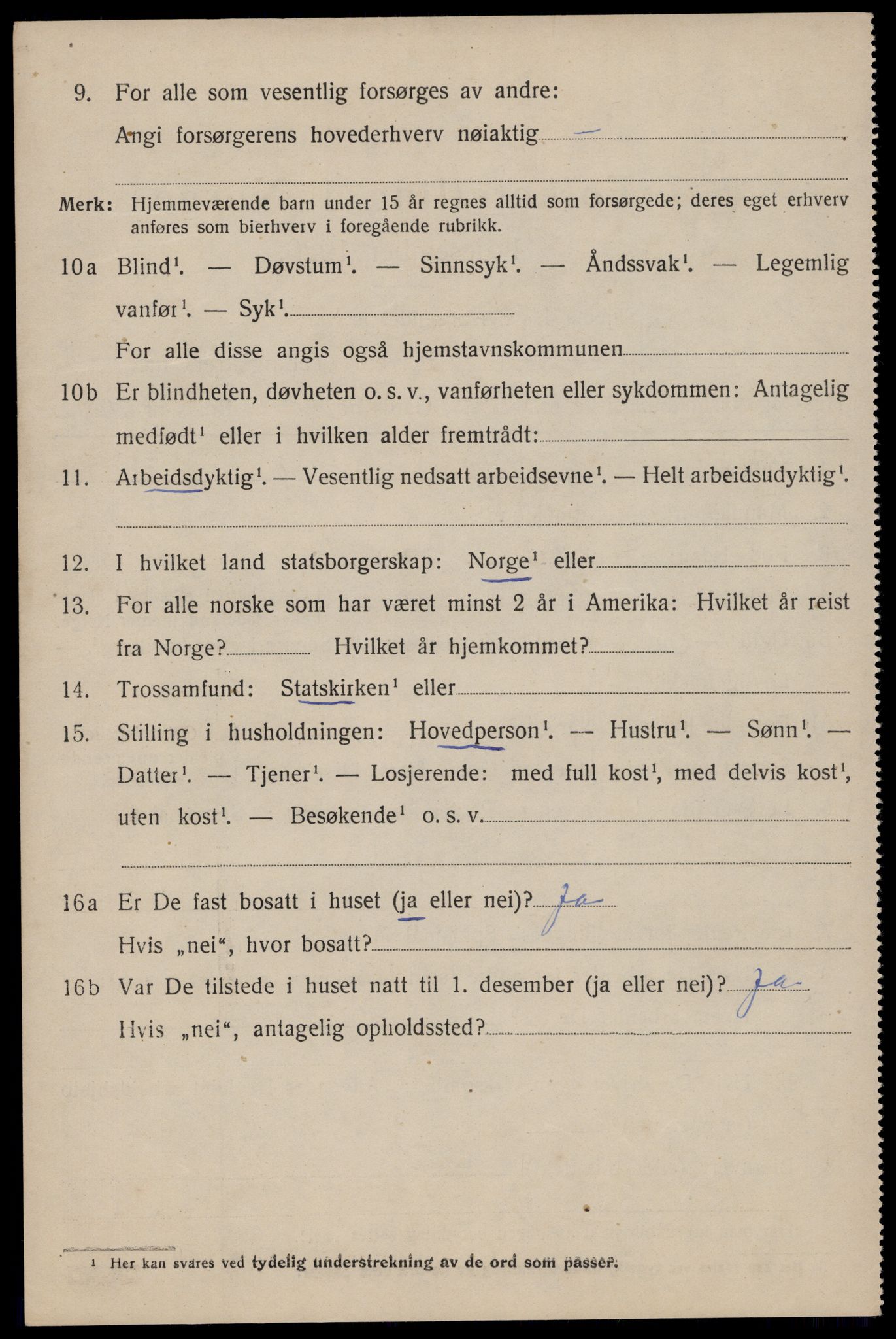 SAST, 1920 census for Heskestad, 1920, p. 1420