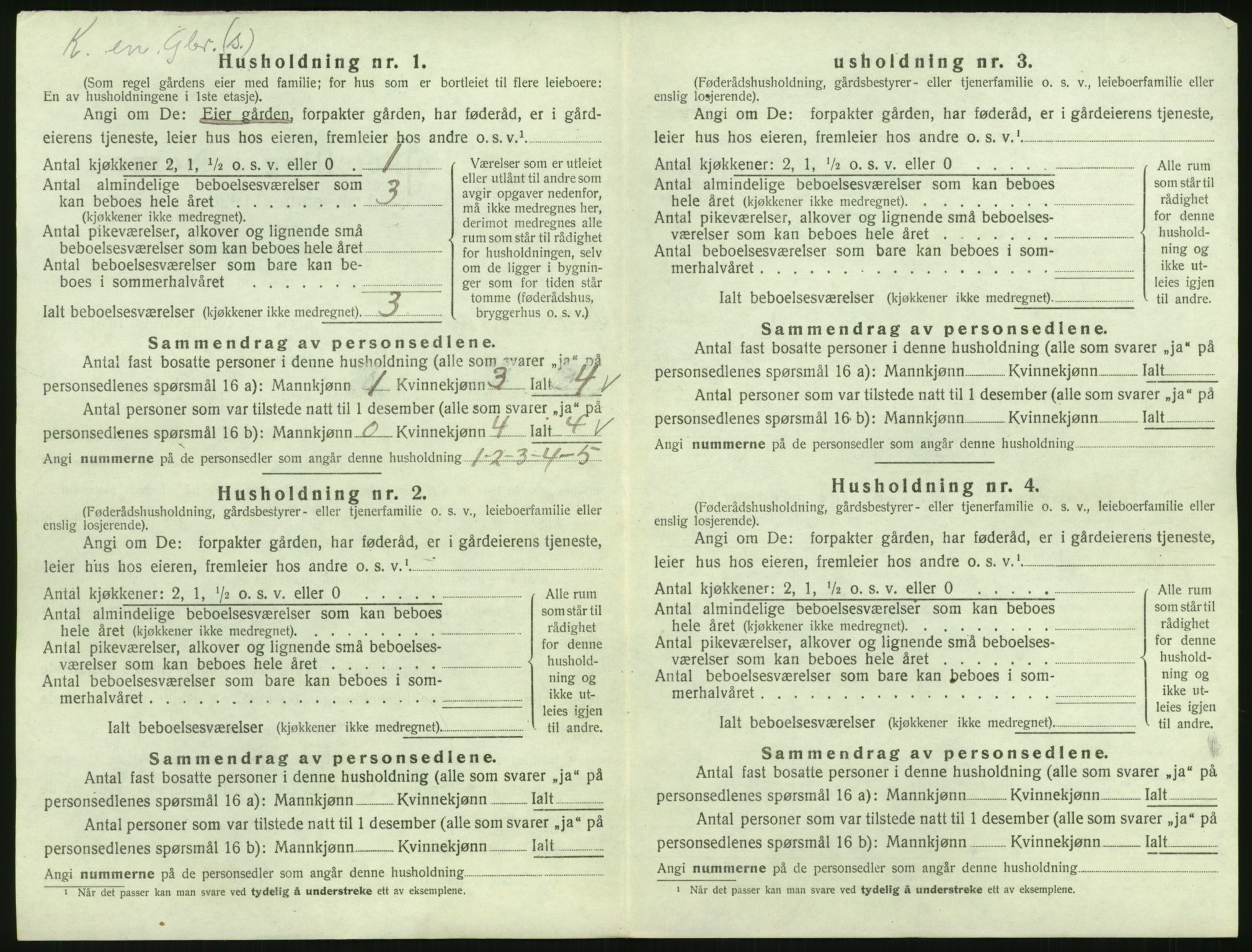 SAK, 1920 census for Halse og Harkmark, 1920, p. 62