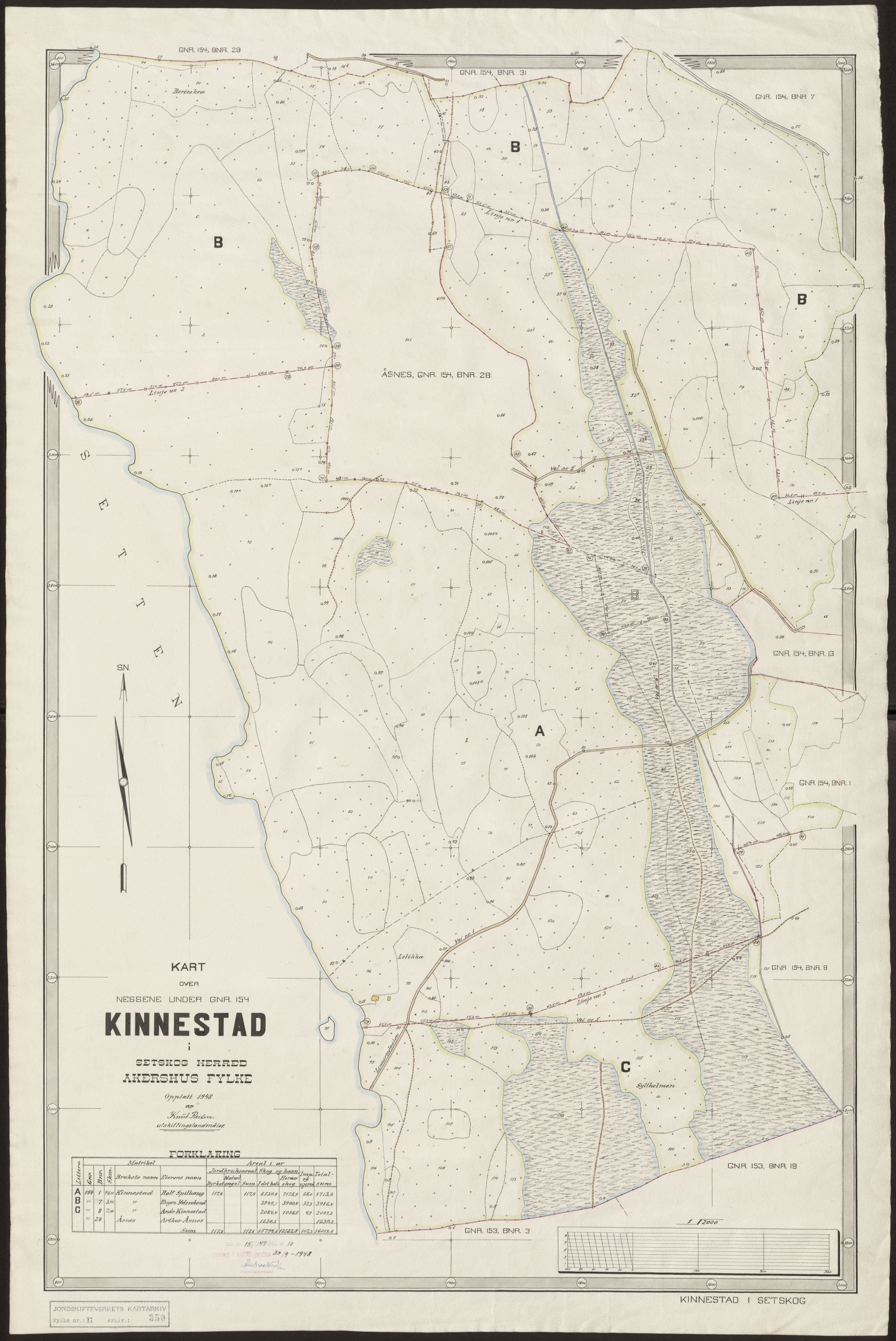 Jordskifteverkets kartarkiv, RA/S-3929/T, 1859-1988, p. 446