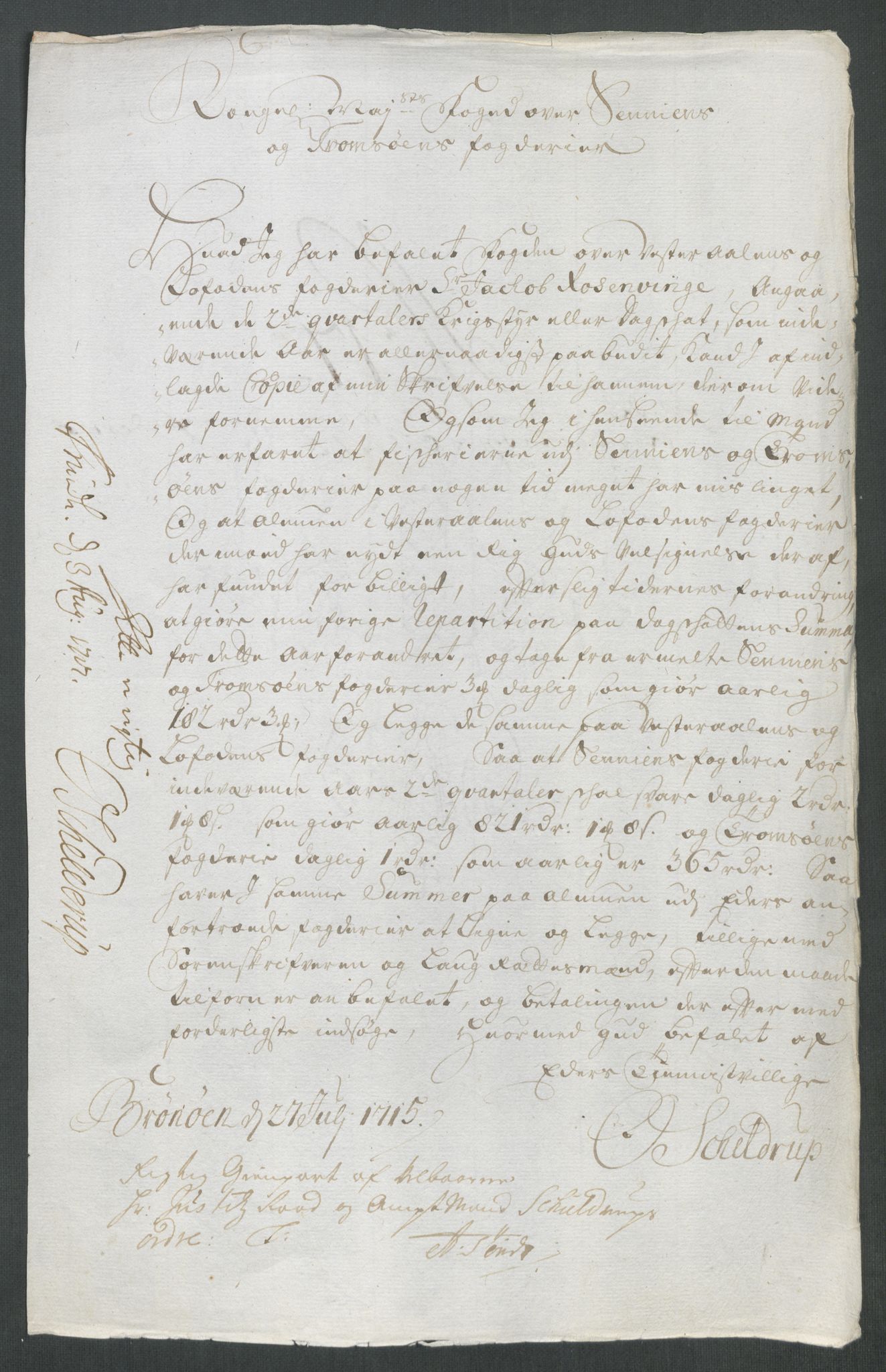 Rentekammeret inntil 1814, Reviderte regnskaper, Fogderegnskap, AV/RA-EA-4092/R68/L4762: Fogderegnskap Senja og Troms, 1716, p. 159