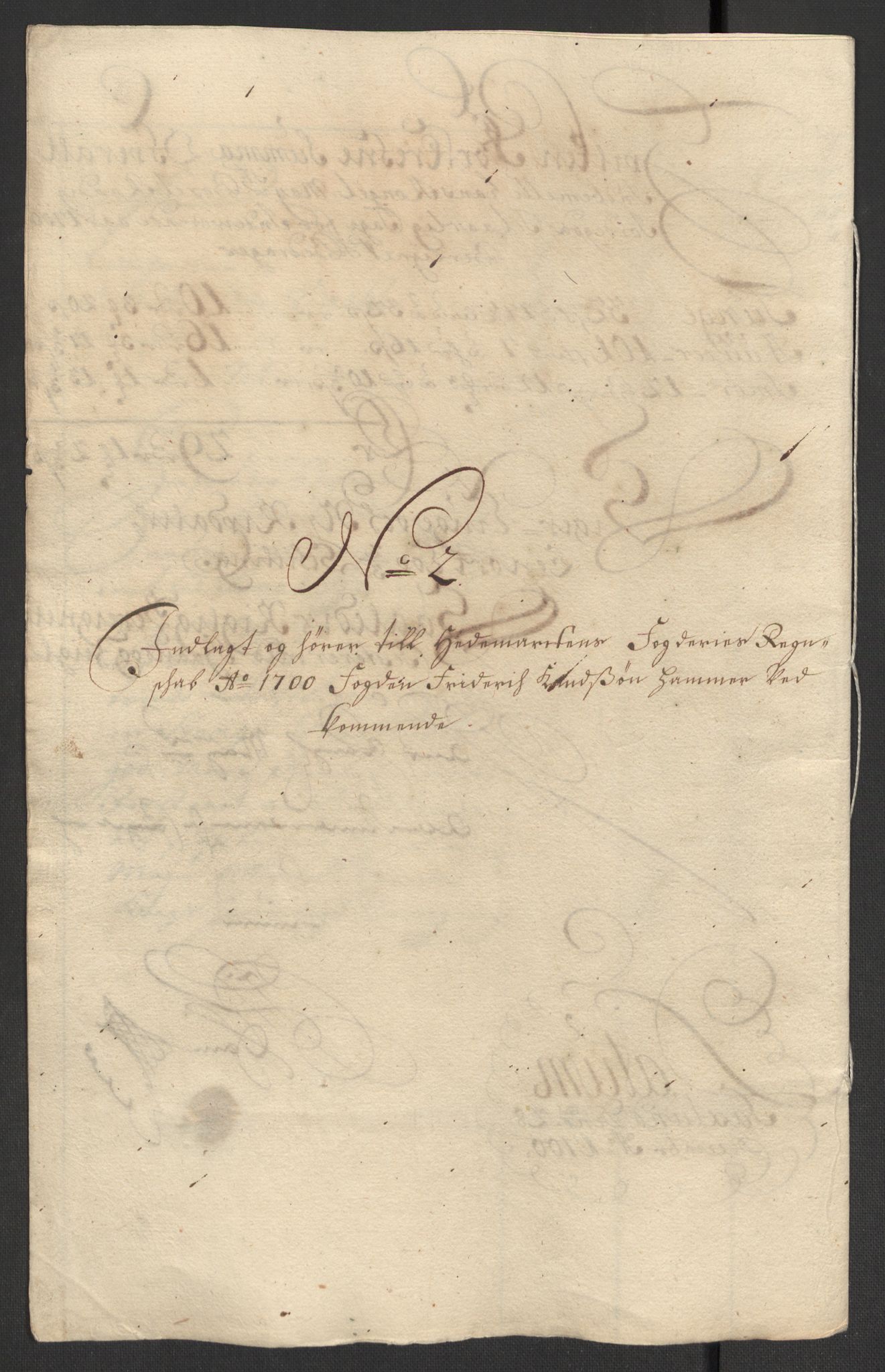 Rentekammeret inntil 1814, Reviderte regnskaper, Fogderegnskap, AV/RA-EA-4092/R16/L1039: Fogderegnskap Hedmark, 1700, p. 45