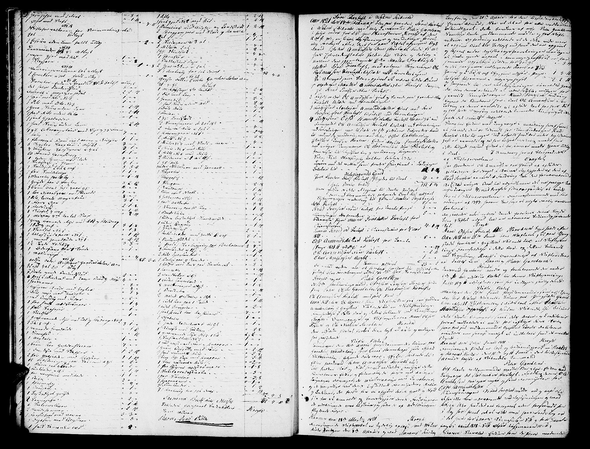 Nordre Sunnmøre sorenskriveri, AV/SAT-A-0006/1/3/3A/L0013: Skifteprotokoll 7, 1821-1824, p. 14b-15a