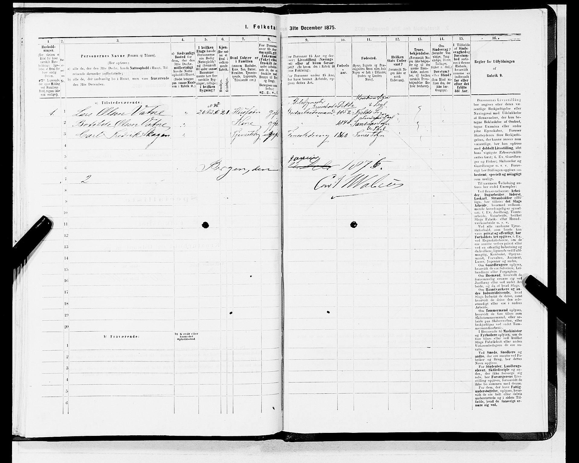 SAB, 1875 census for 1301 Bergen, 1875, p. 4562