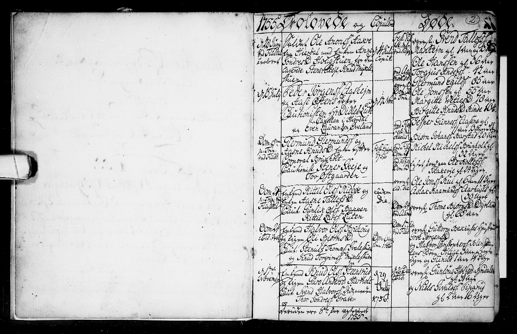 Seljord kirkebøker, AV/SAKO-A-20/F/Fa/L0008: Parish register (official) no. I 8, 1755-1814, p. 2