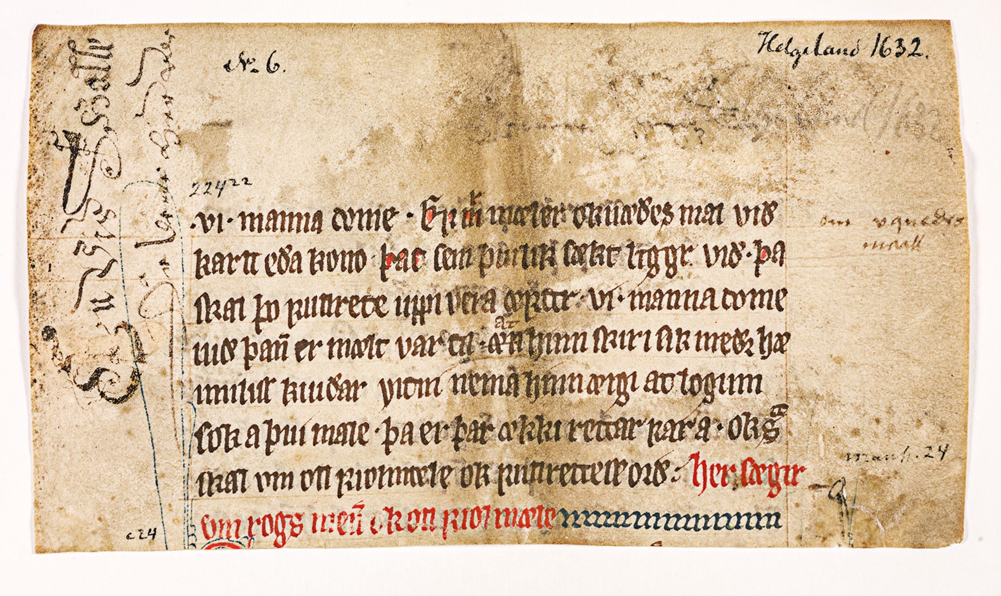 Riksarkivets diplomsamling, AV/RA-EA-5965/F26/L0002: Norrøne membranfragmenter bestand 2-9 (10), 1100-1536, p. 344