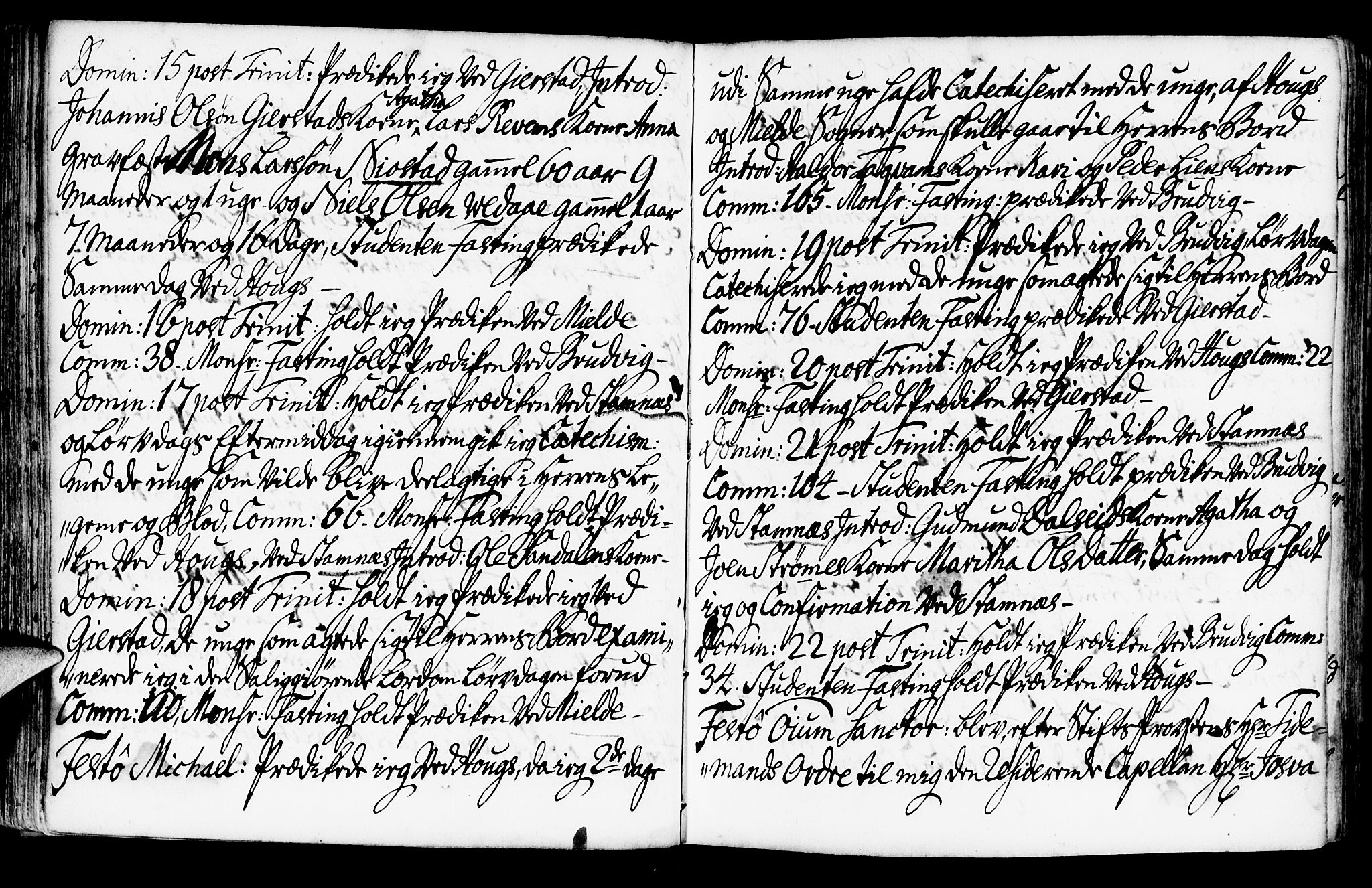 Haus sokneprestembete, AV/SAB-A-75601/H/Haa: Parish register (official) no. A 7, 1748-1766, p. 74