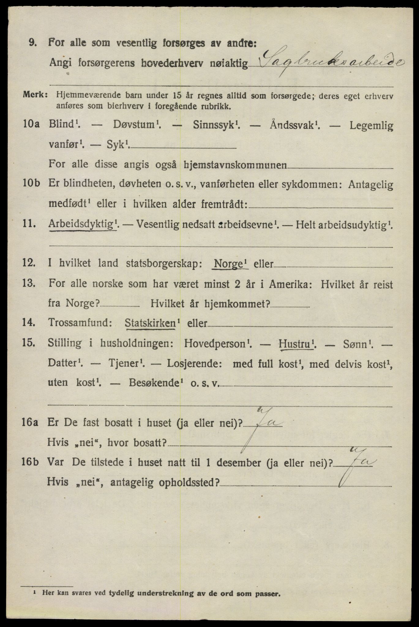 SAO, 1920 census for Enebakk, 1920, p. 3414