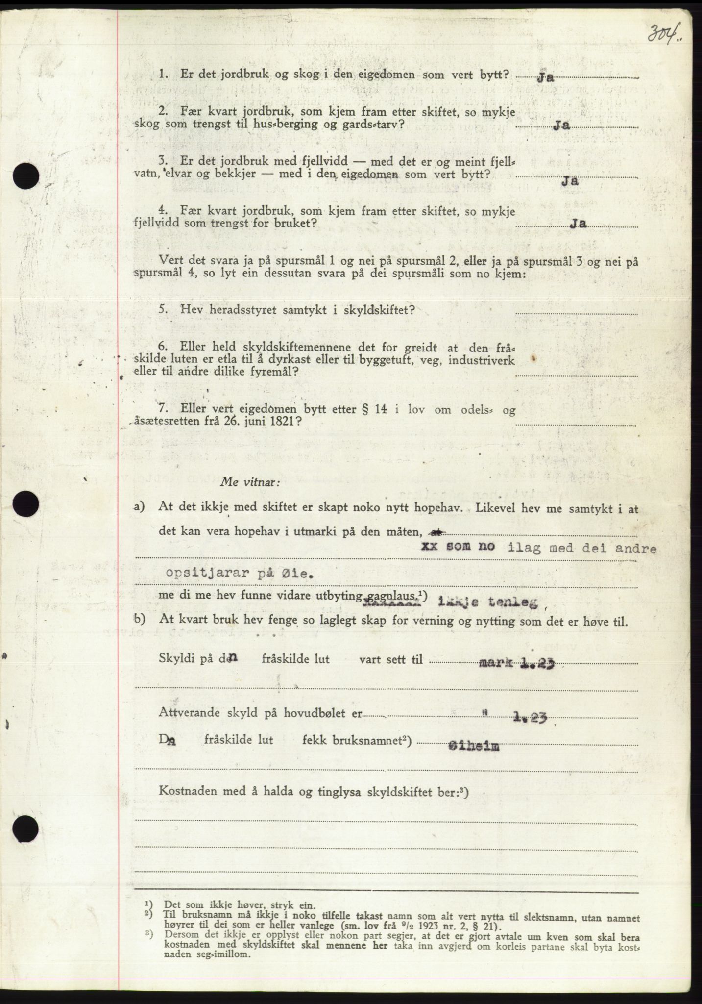 Søre Sunnmøre sorenskriveri, AV/SAT-A-4122/1/2/2C/L0071: Mortgage book no. 65, 1941-1941, Diary no: : 684/1941