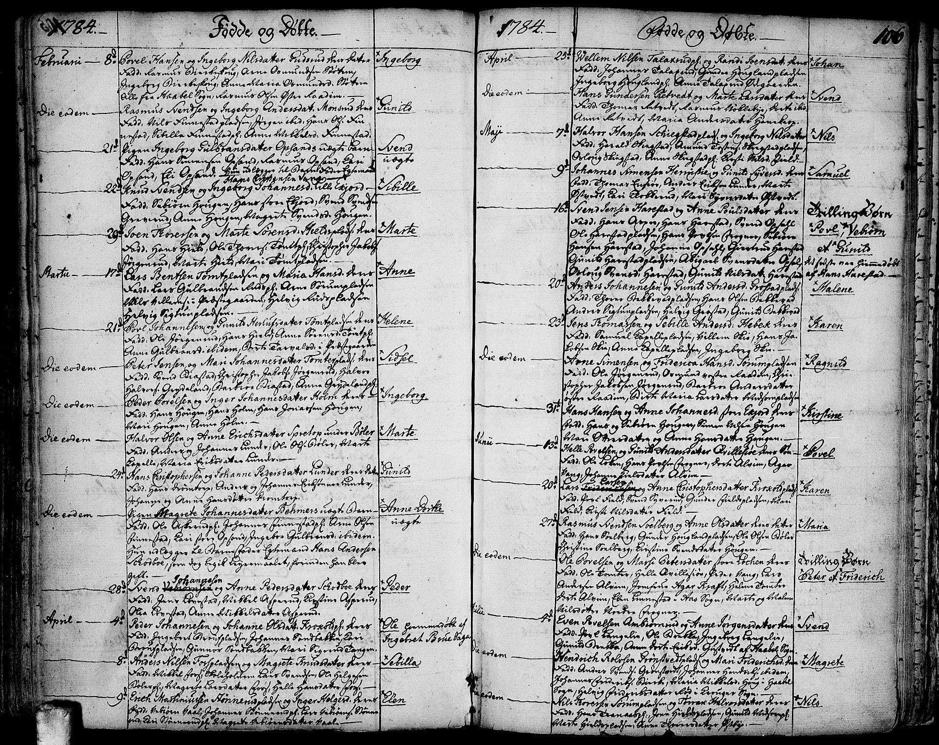 Kråkstad prestekontor Kirkebøker, AV/SAO-A-10125a/F/Fa/L0001: Parish register (official) no. I 1, 1736-1785, p. 106