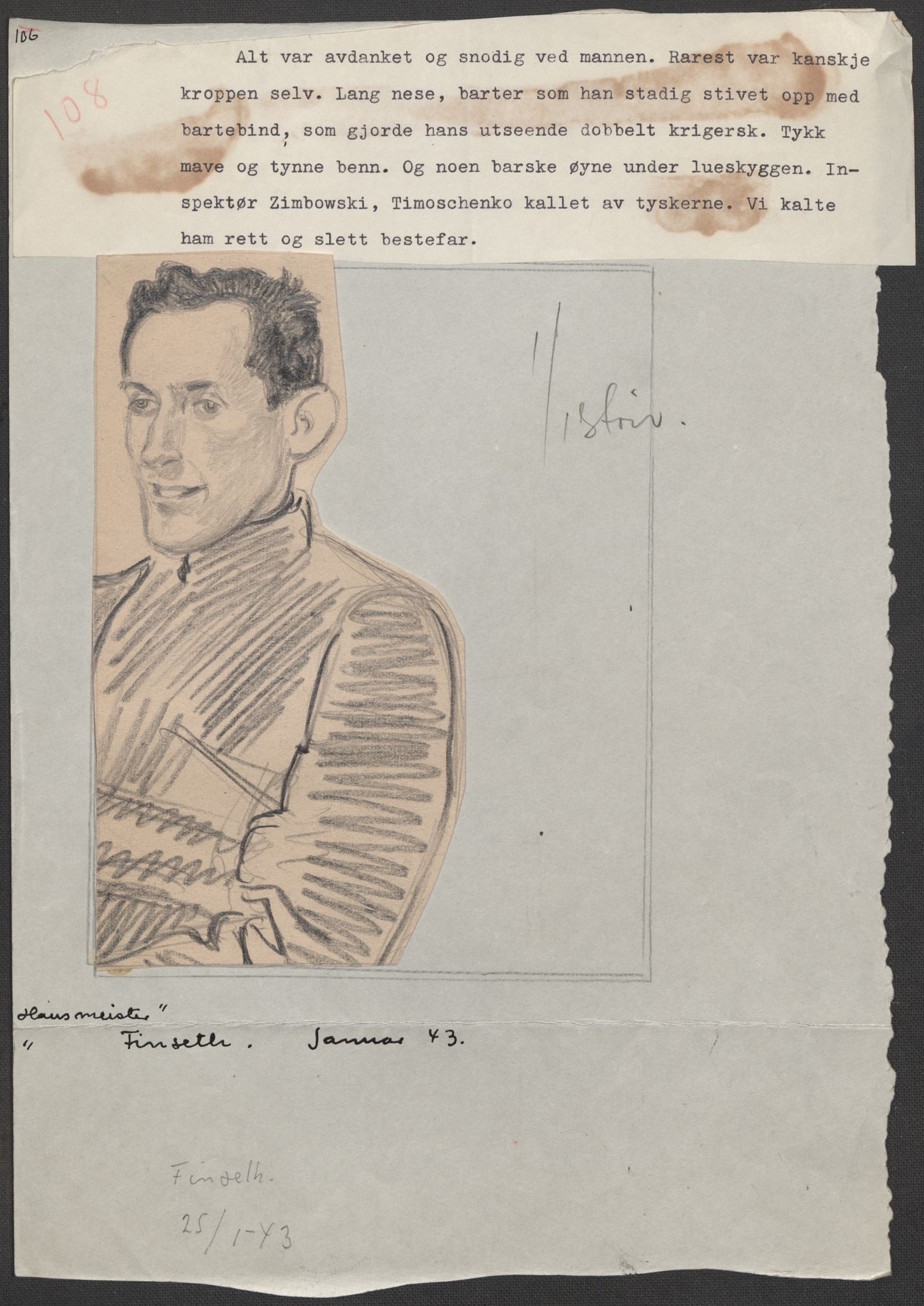 Grøgaard, Joachim, RA/PA-1773/F/L0002: Tegninger og tekster, 1942-1945, p. 84