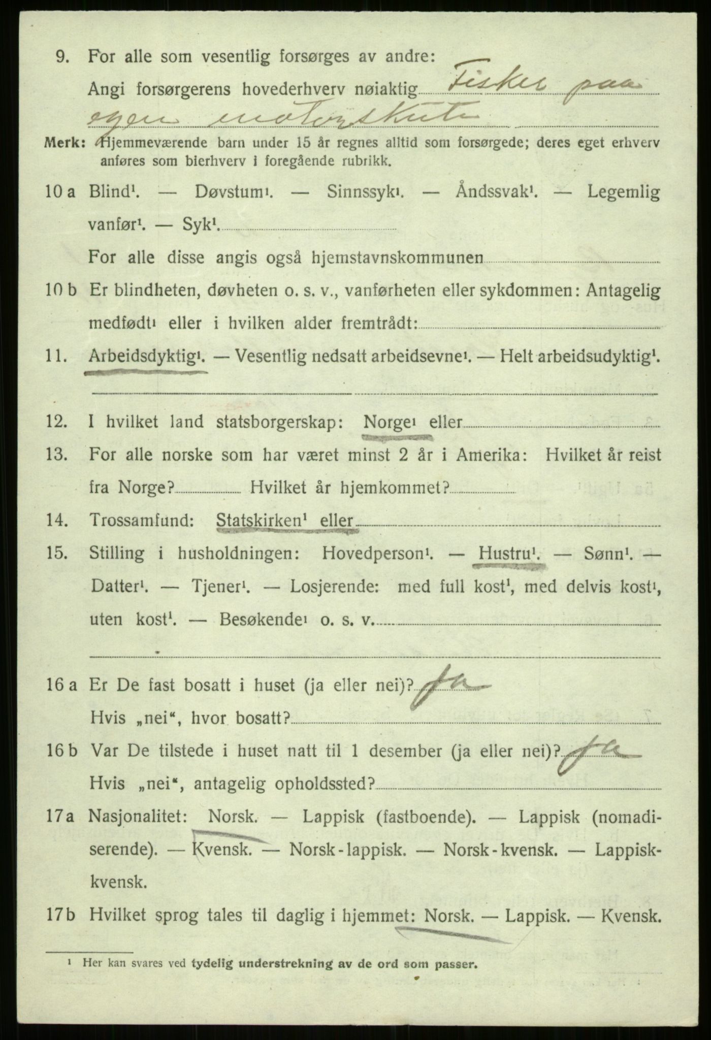 SATØ, 1920 census for Bjarkøy, 1920, p. 4402