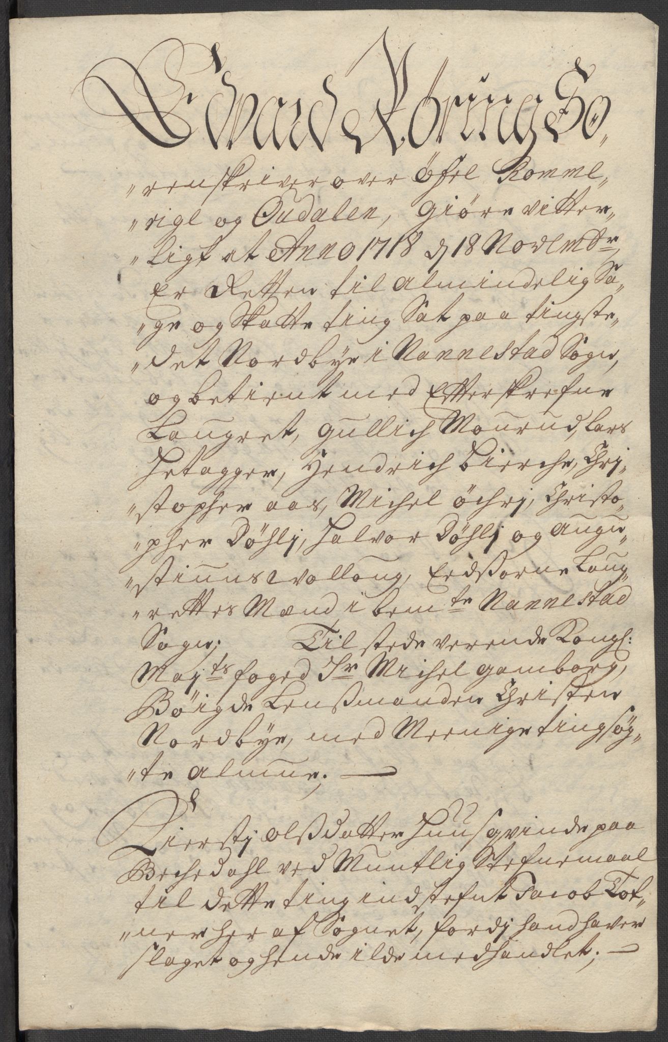 Rentekammeret inntil 1814, Reviderte regnskaper, Fogderegnskap, AV/RA-EA-4092/R12/L0727: Fogderegnskap Øvre Romerike, 1718, p. 280