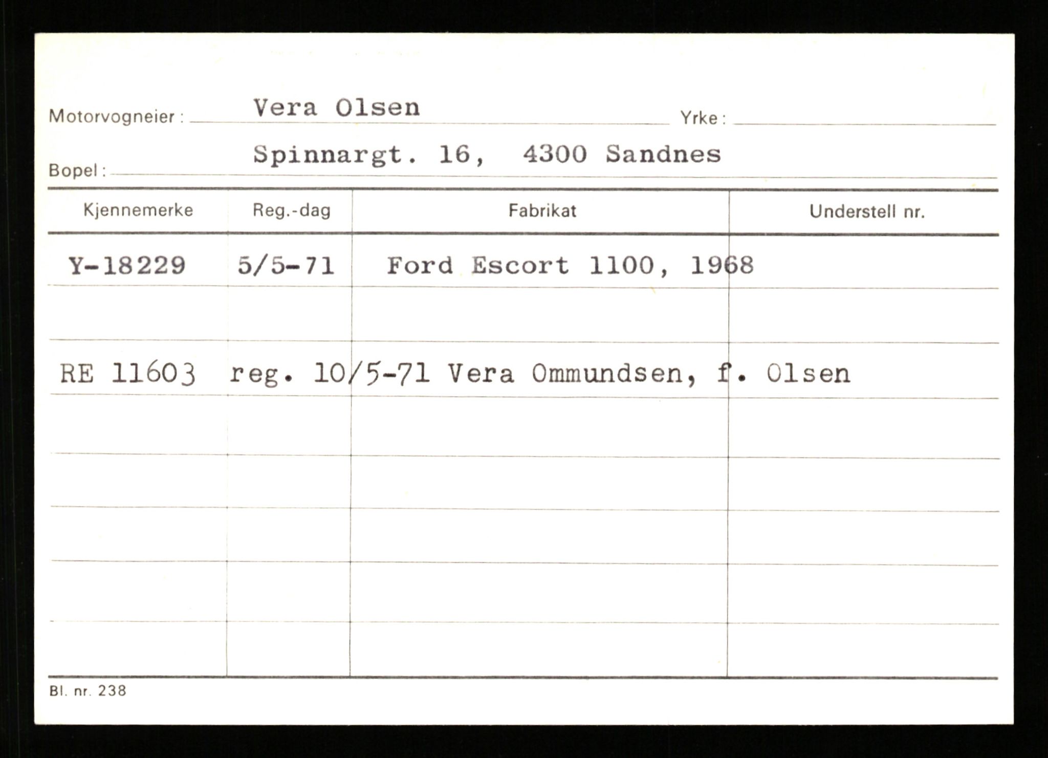 Stavanger trafikkstasjon, AV/SAST-A-101942/0/G/L0004: Registreringsnummer: 15497 - 22957, 1930-1971, p. 1263