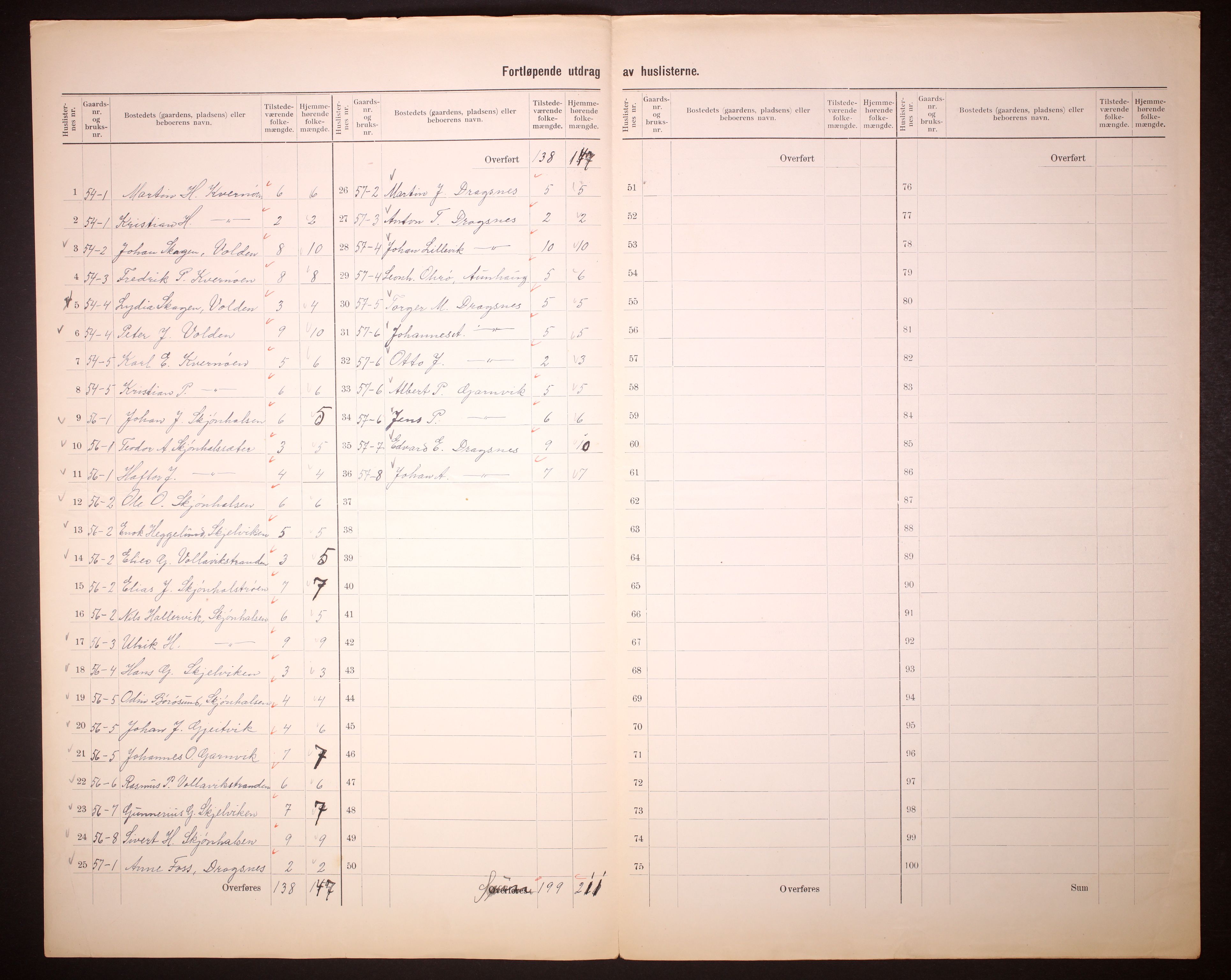 RA, 1910 census for Nord-Frøya, 1910, p. 29